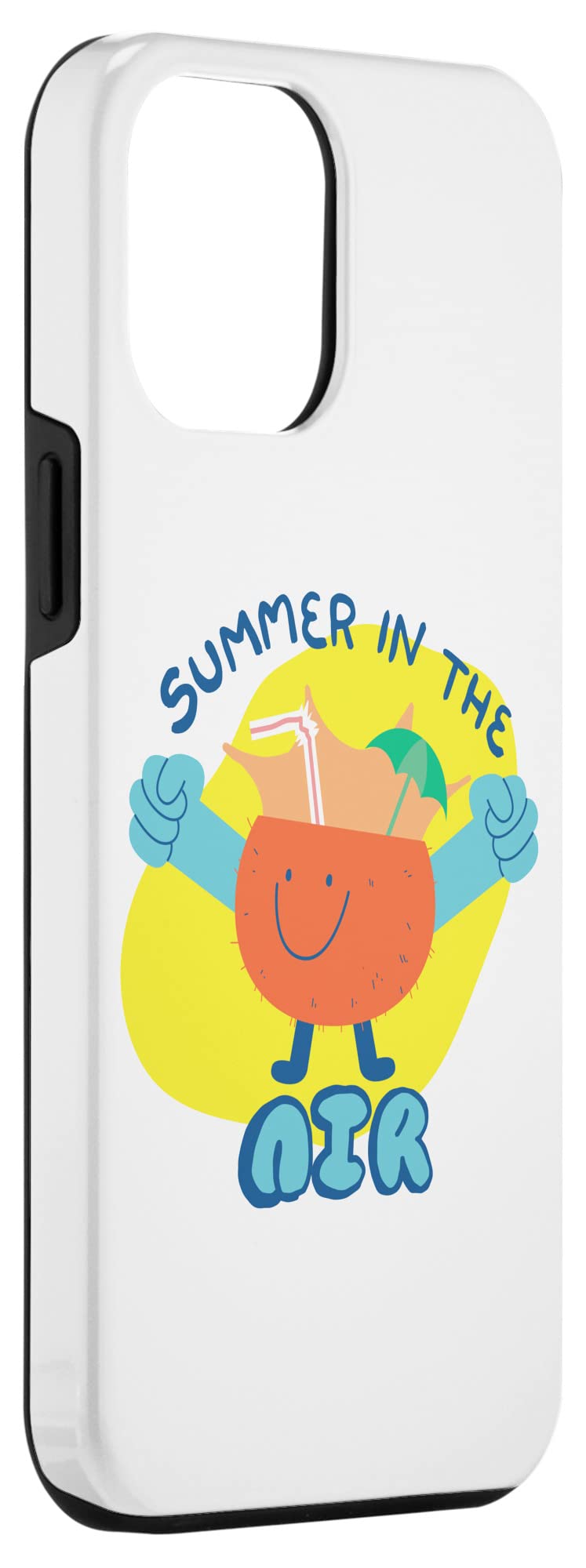 iPhone 12 Pro Max Case - Summer Vacation Design with Cute Coconut Juice Pattern, Durable Protective Cover for Kids & Teens - Perfect for Beach Trips, Pool Parties & Summer Adventures