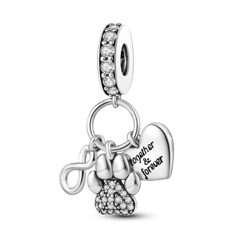 Dog's Paw Print & Infinity LOVE
