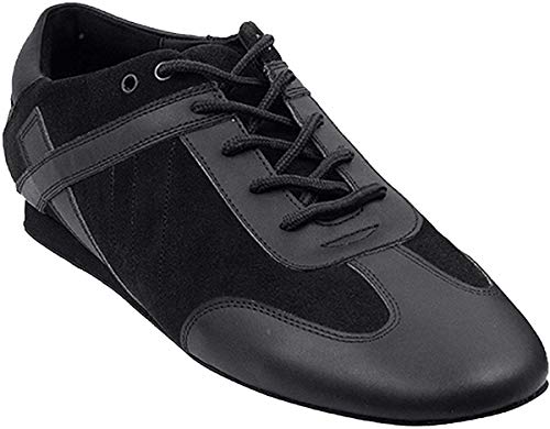 Black Leather & Black Suede