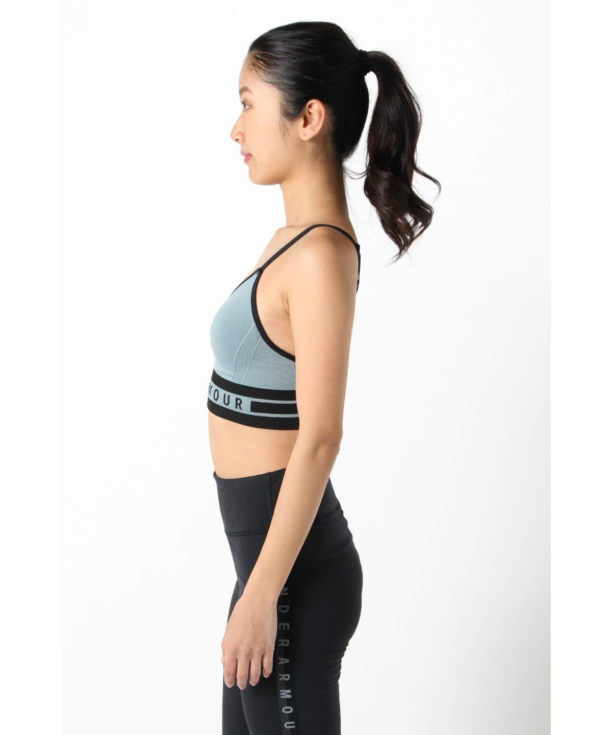 Under Armour Women's Seamless Longline Sports Bra - High Support Workout Top for Running, Yoga & Gym - Breathable Comfort for Active Lifestyles