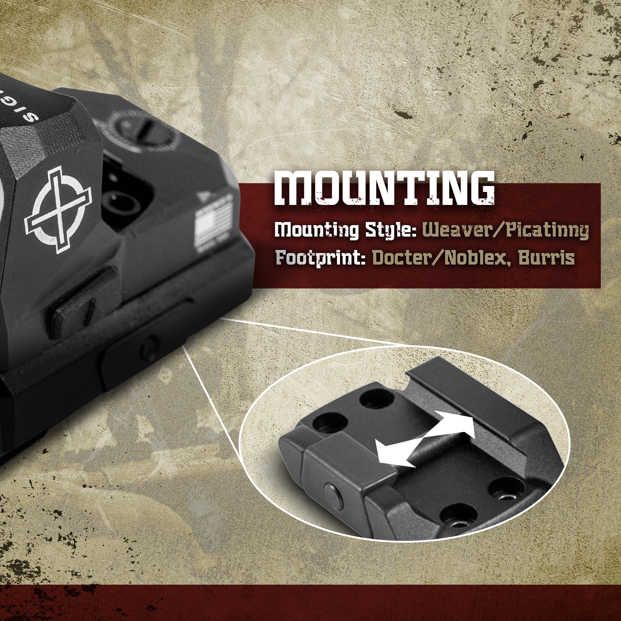 Sightmark Mini Shot A-Spec Reflex Sight - Red Dot Scope for Pistols & Rifles | Quick Target Acquisition | Hunting, Shooting Range & Home Defense Use