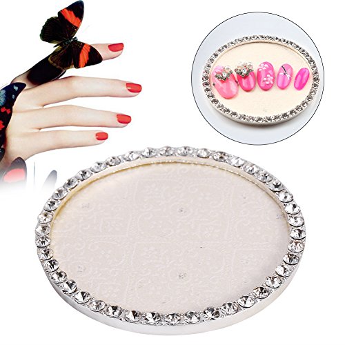 Professional Nail Art Display Stand - Alloy Gel Polish Color Plate Holder for Salon & Home Manicure - Perfect for Nail Techs, DIY Enthusiasts & Beauty Shops (4# Size)