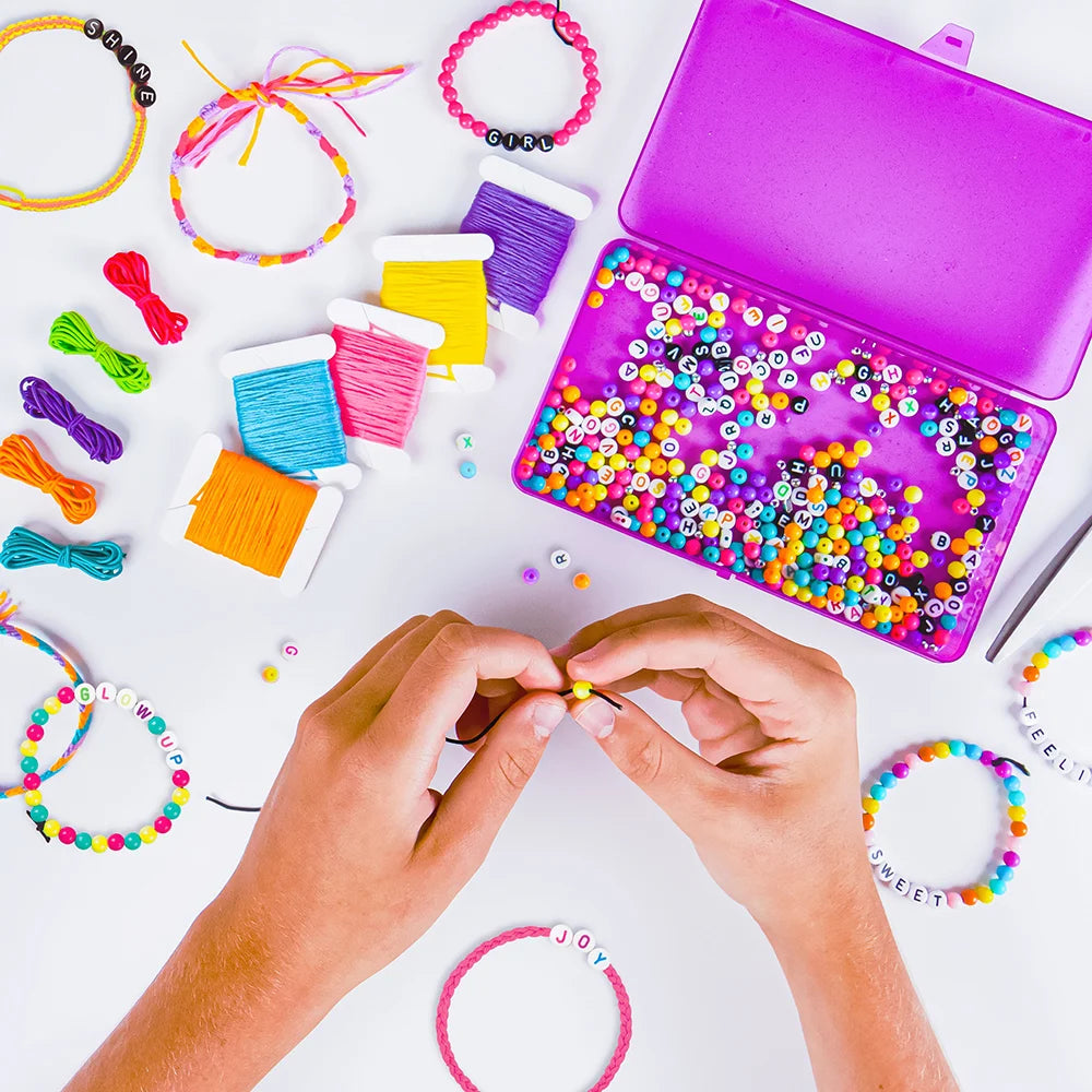 FA Bead Set - DIY Jewelry Making Kit for Bracelets & Necklaces - Tell Your Story with Custom Beaded Accessories - Perfect for Gifts, Parties & Creative Crafting