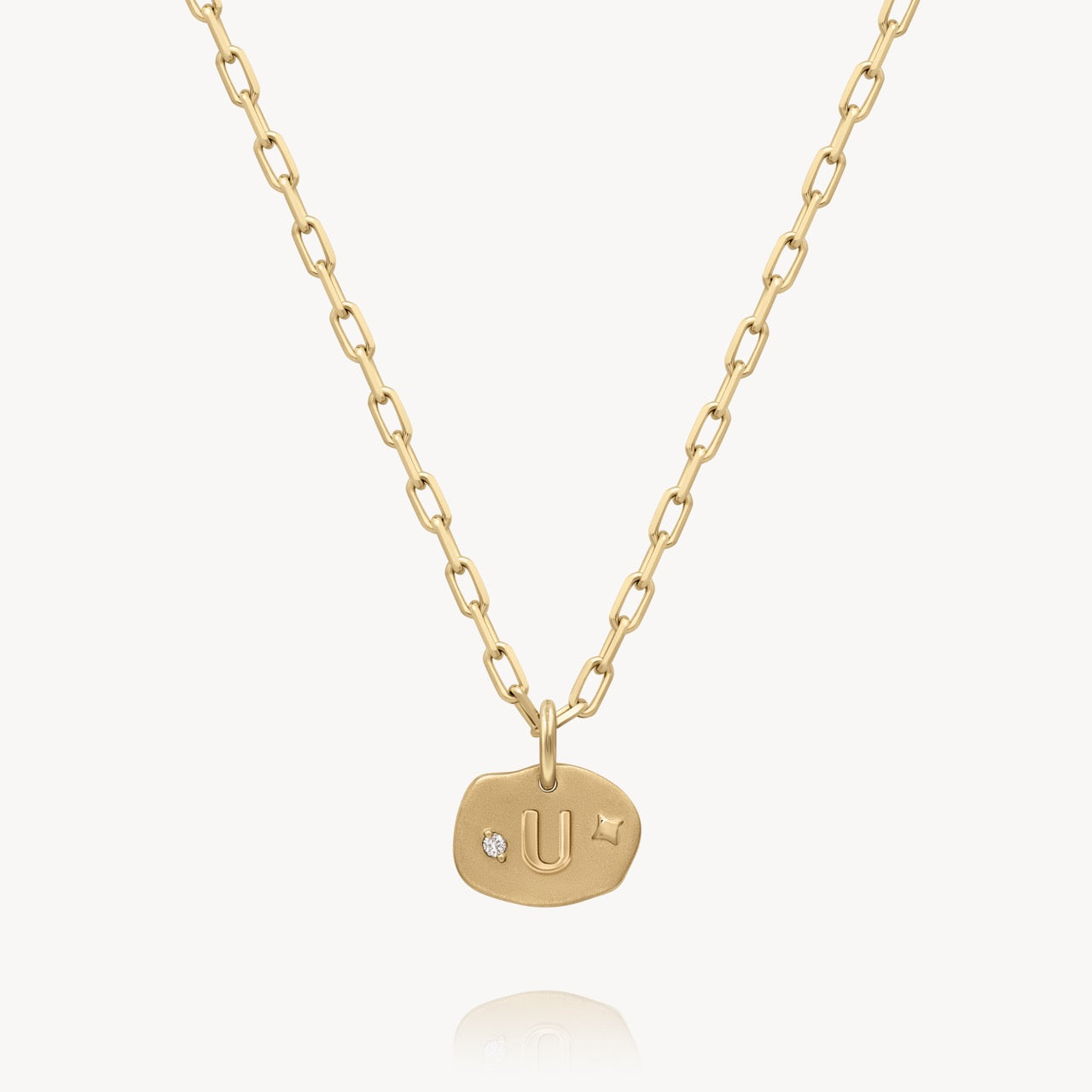 Athena Initial Pendant Necklace - Personalized Silver Letter Charm Jewelry for Women - Perfect Gift for Birthday, Anniversary & Valentine's Day