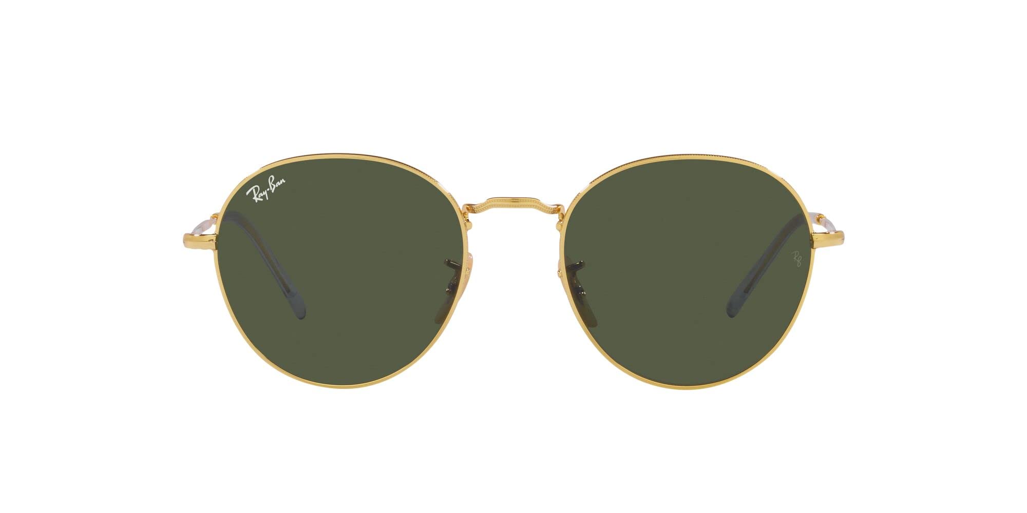 Ray-Ban RB3582 David Round Polarized Sunglasses for Men & Women - Classic Retro Style, UV Protection, Lightweight & Comfortable - Perfect for Driving, Travel, and Outdoor Activities