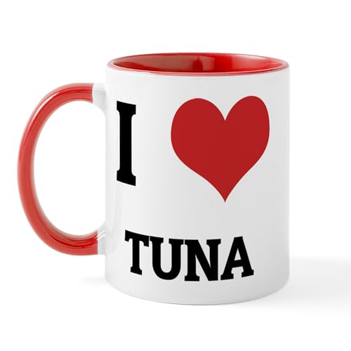 White/Red Inside - I Love Tuna Mug