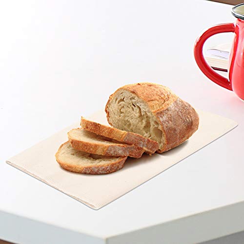 Premium Cotton Pastry Cloth for Baking French Baguettes - 45x75cm Bakers Dough Couche & Proofing Towel - Ideal for Artisan Bread Making, Sourdough, and Homemade Loaves