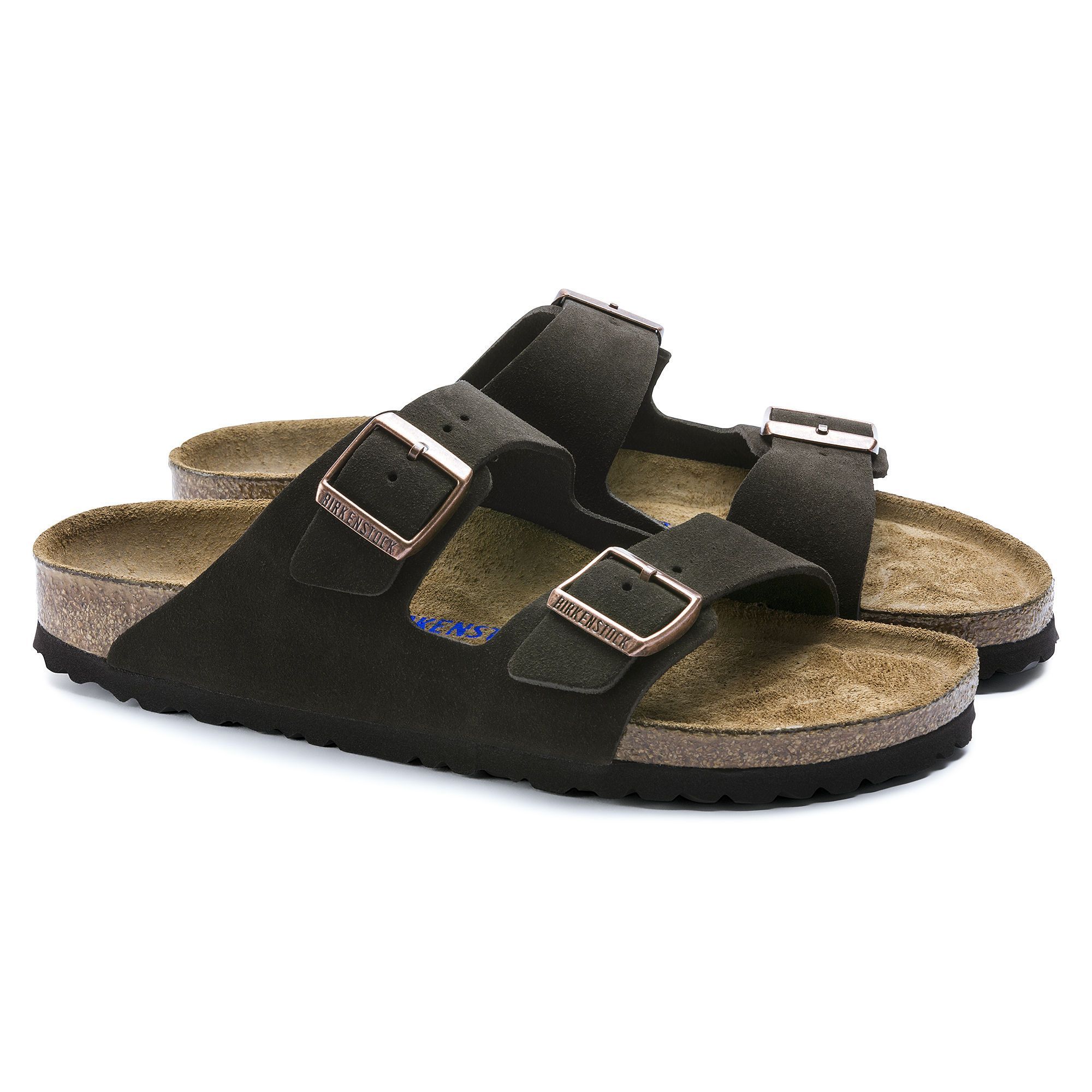 BIRKENSTOCK ARIZONA Soft Footbed Sandals - Unisex Mocha Suede Leather Comfort Shoes for Men & Women | Perfect for Casual Wear, Walking, and Outdoor Activities