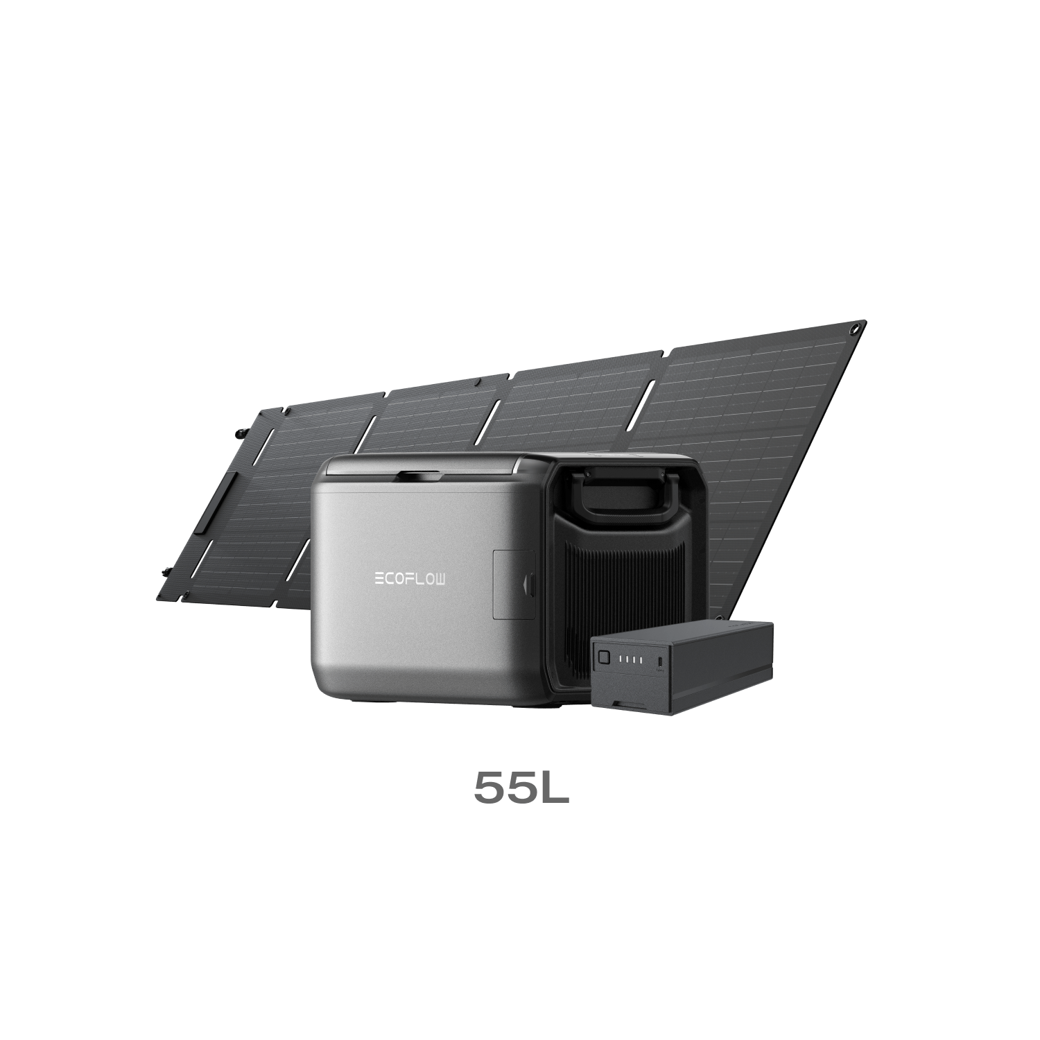 EcoFlow GLACIER Classic Portable Refrigerator & Freezer - 12V/24V DC & 110V AC, 30QT Capacity, Car Camping, RV, Outdoor Adventures, Home Backup, Emergency Use