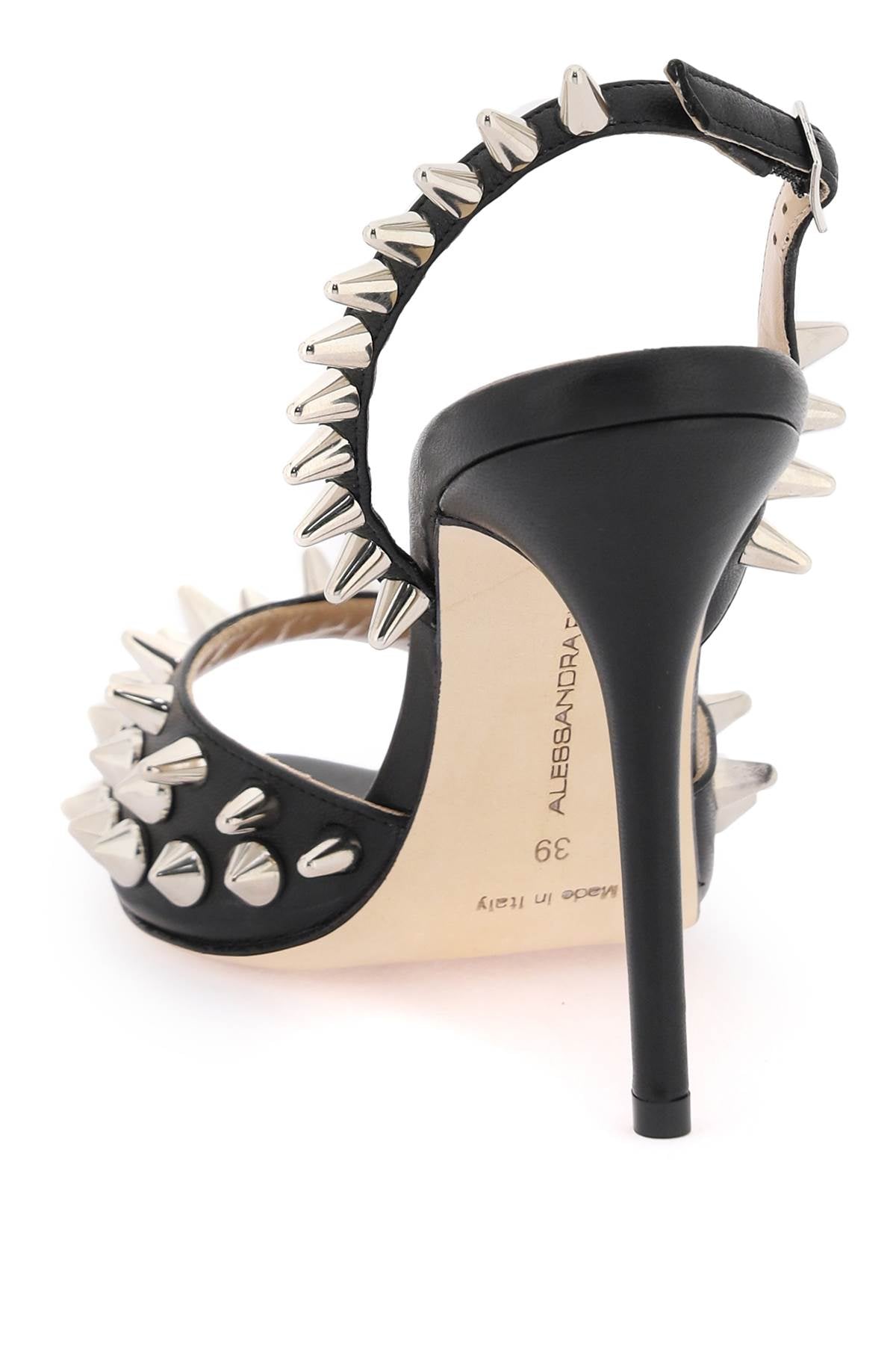 Alessandra Rich Spiked Sandals for Women - Stylish & Edgy Heels for Parties, Night Out & Fashion Events