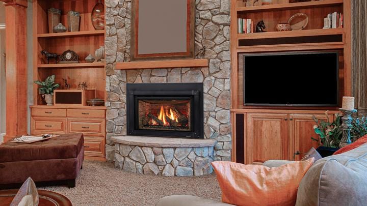 Majestic Trilliant 35 Direct Vent Gas Fireplace Insert - TRILLIANT35 - Perfect for Cozy Living Rooms & Winter Home Heating