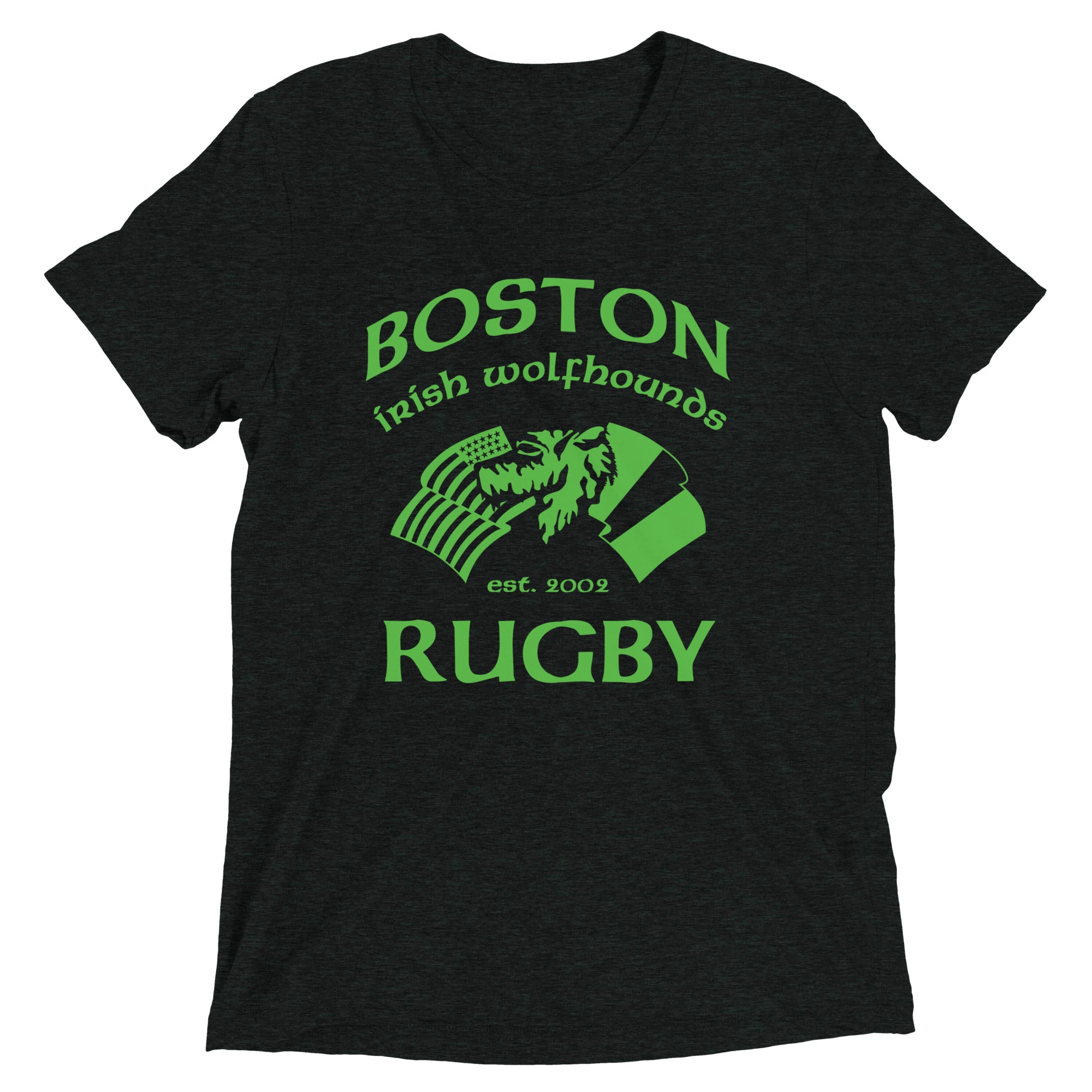 Boston Irish Wolfhounds YRFC Tri-Blend T-Shirt - Soft & Comfortable Vintage Style Tee for Men & Women - Perfect for Casual Wear, Sports & Fan Gear