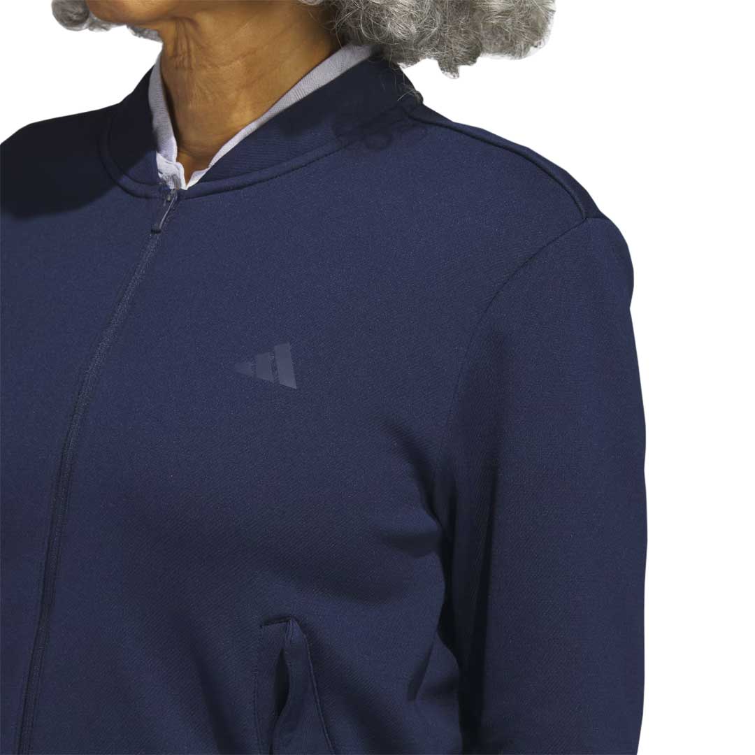 adidas Women's Golf Bomber Jacket HS8977 - Lightweight Windbreaker for Golfing & Outdoor Activities - Perfect for Spring & Fall Weather