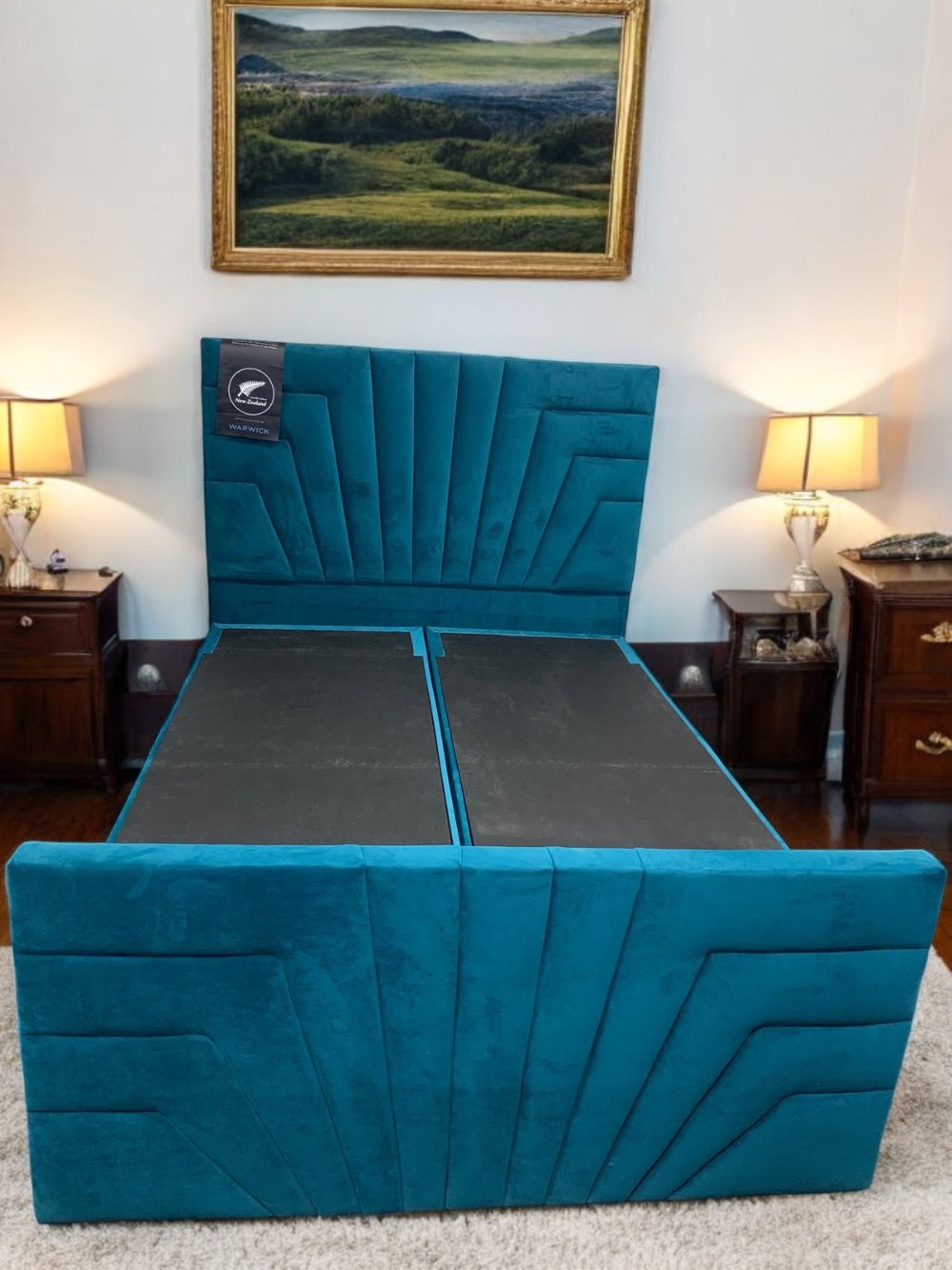 Smart Space-Saving Gas Lift Storage Bed with Headboard & Footboard - Perfect for Small Bedrooms, Guest Rooms & Studio Apartments