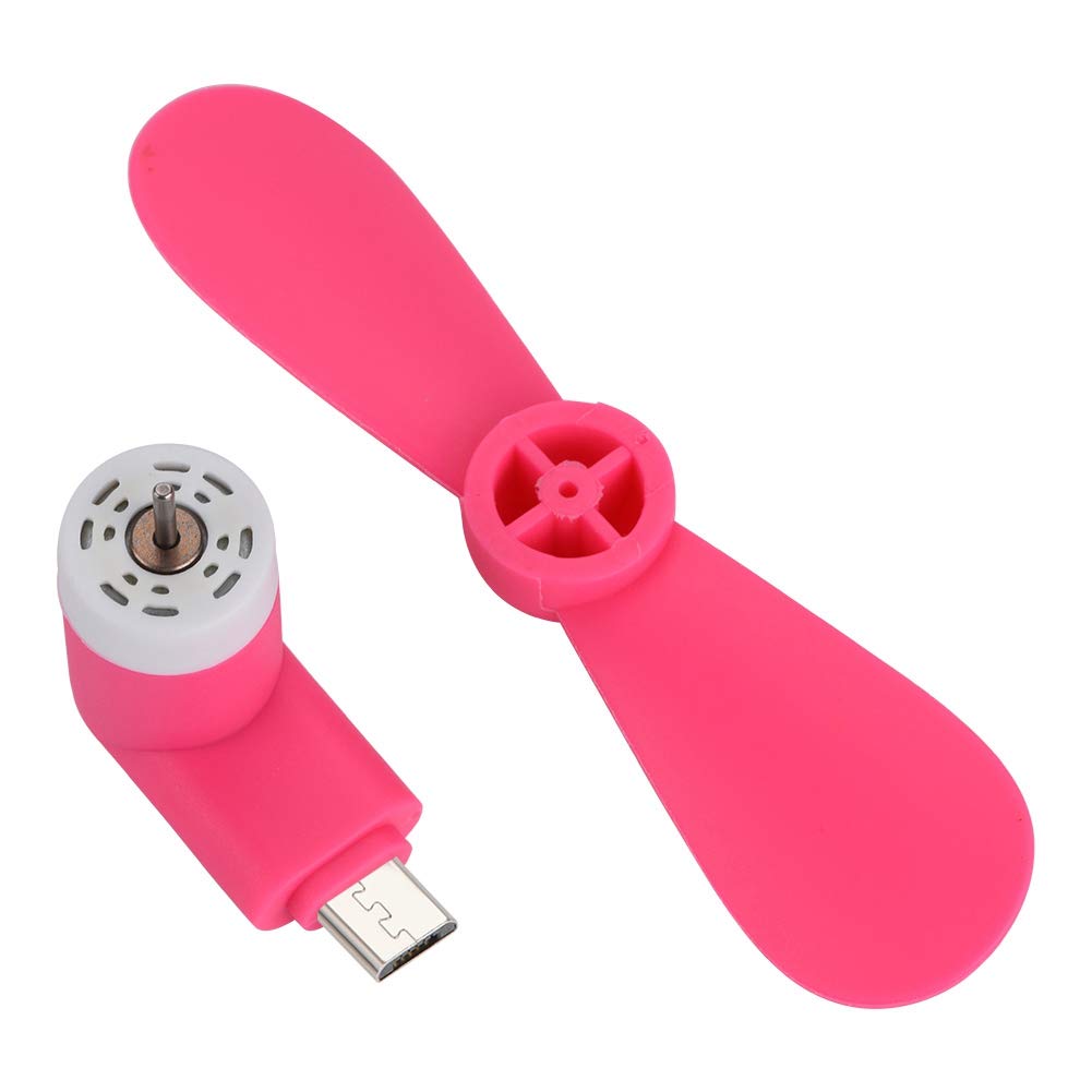 Portable USB Desk Fan - Mini Handheld Fan with USB Power, Lightweight & Quiet for Office, Home, Travel - Rose Red - Perfect for Personal Cooling, Advertising Gifts & Promotional Giveaways