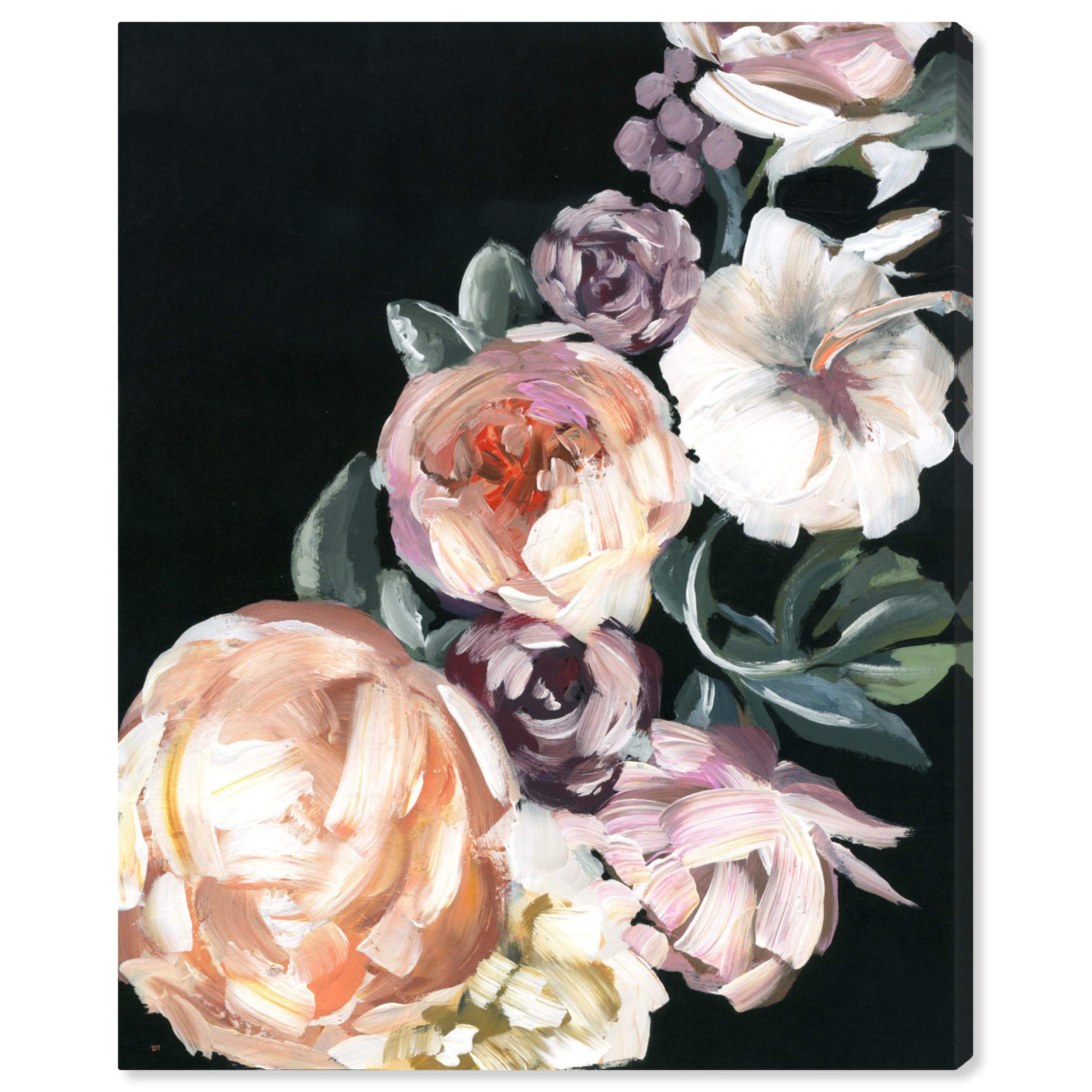 Floral Wall Art Canvas Prints 'Opaques' - Elegant Home Decor for Living Room, Bedroom & Office - Perfect Gift for Housewarming & Wedding
