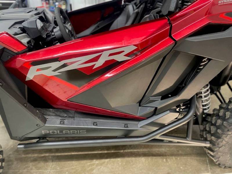 14843 EMP RZR PRO XP & Turbo R Rocker Knockers with Tree Kicker Nerf Bars for 2-Seat UTV - Off-Road Side Protection & Step Bars for Trail Riding & Rock Crawling