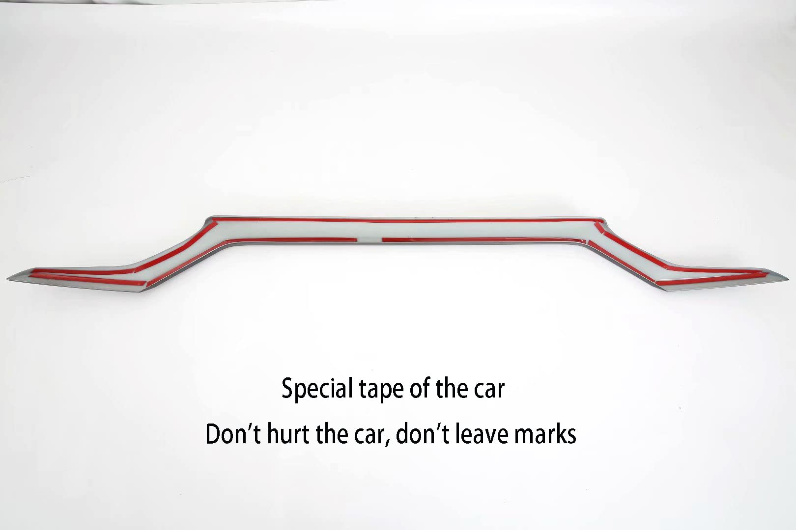 Toyota RAV4 XA50 2019-2022 Rear Trunk Lid Upper Cover Molding Trim - Carbon Fiber Style ABS Car Accessory (1PC) - Perfect for Protecting & Enhancing Your SUV's Cargo Area