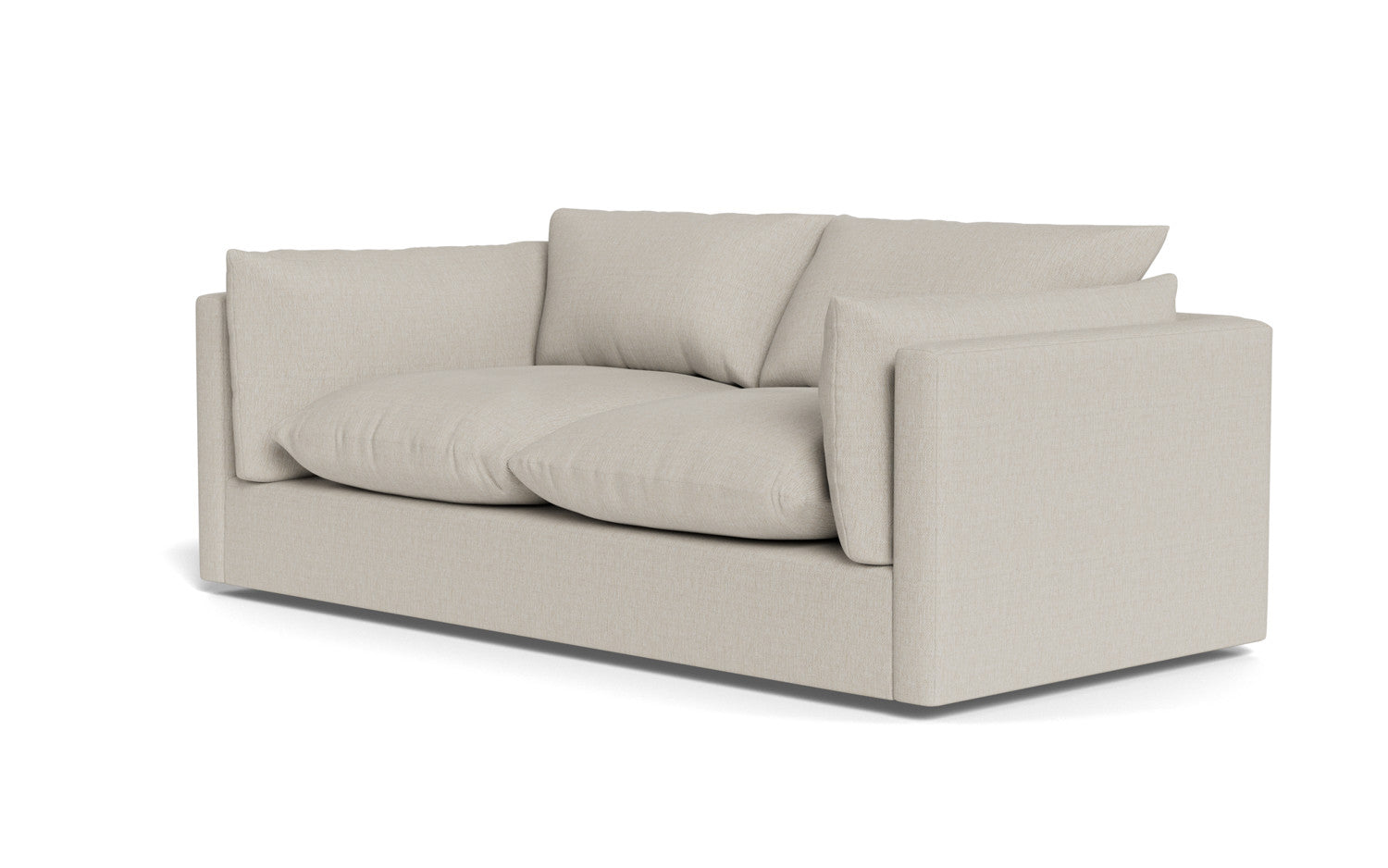 Soco 79 Loveseat Sofa - Modern 2-Seater Couch for Small Spaces, Living Room, Apartment, and Office - Comfortable Upholstered Fabric with Sturdy Wooden Frame
