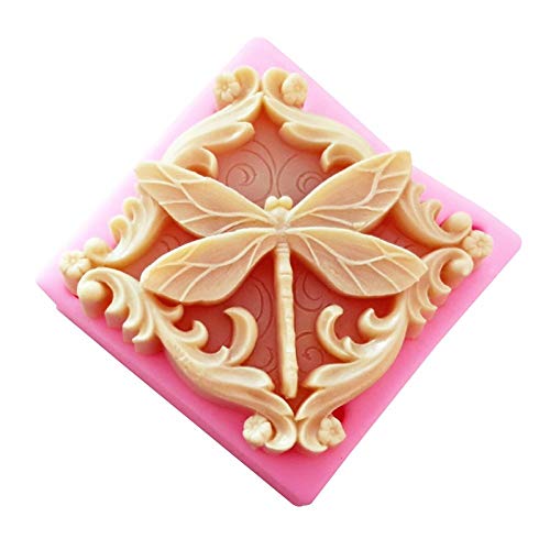 Premium Silicone Dragonfly Molds for Soap Making, DIY Crafts & Cake Decorating - Beautiful Insect-Shaped Silicone Molds for Handmade Soap, Resin Art, Cupcake Toppers & Home Decor (Set of 6) by YSCEN | Perfect for DIY Gifts, Bath Bombs & Wedding Favors