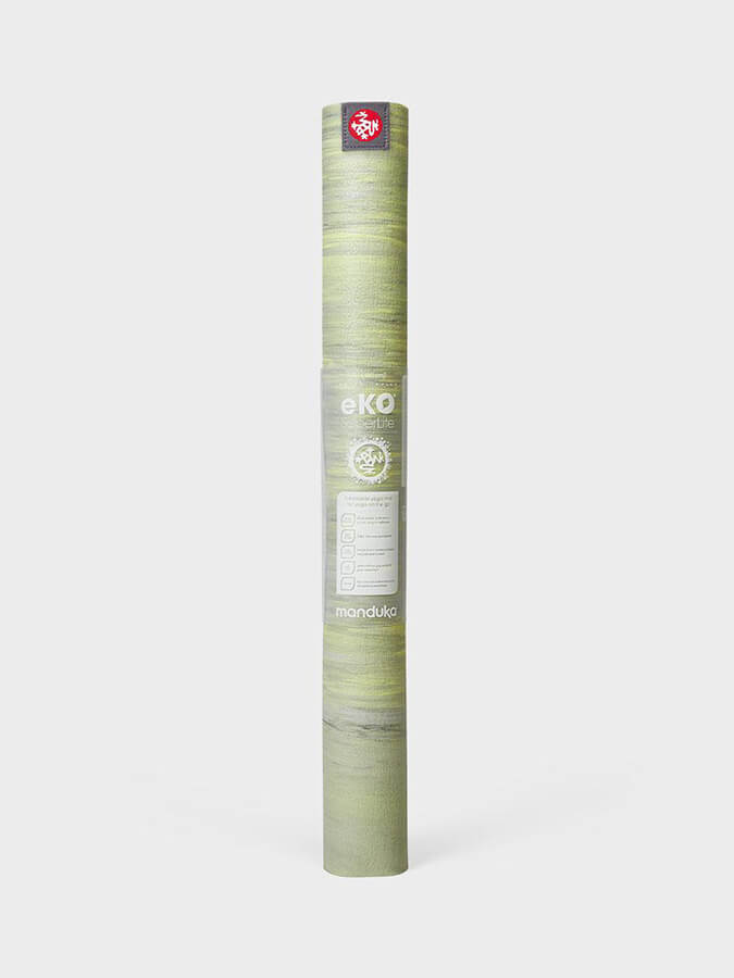 Manduka eKO SuperLite Travel Yoga Mat 1.5mm - Eco-Friendly & Lightweight for Yoga, Pilates & Travel - Perfect for Home, Studio & Outdoor Workouts