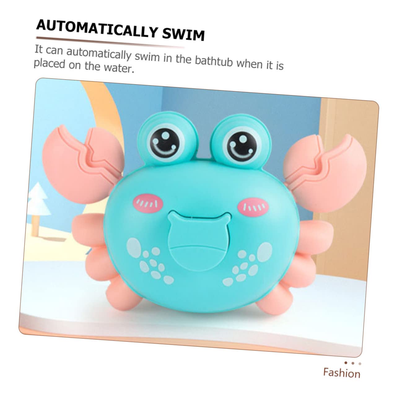 VICASKY 6 Pack Wind Up Swimming Pool Toys - Crawling Bath Toys for Kids, Fun Water Play for Toddlers & Babies - Perfect for Bathtime, Pool Parties & Beach Outings