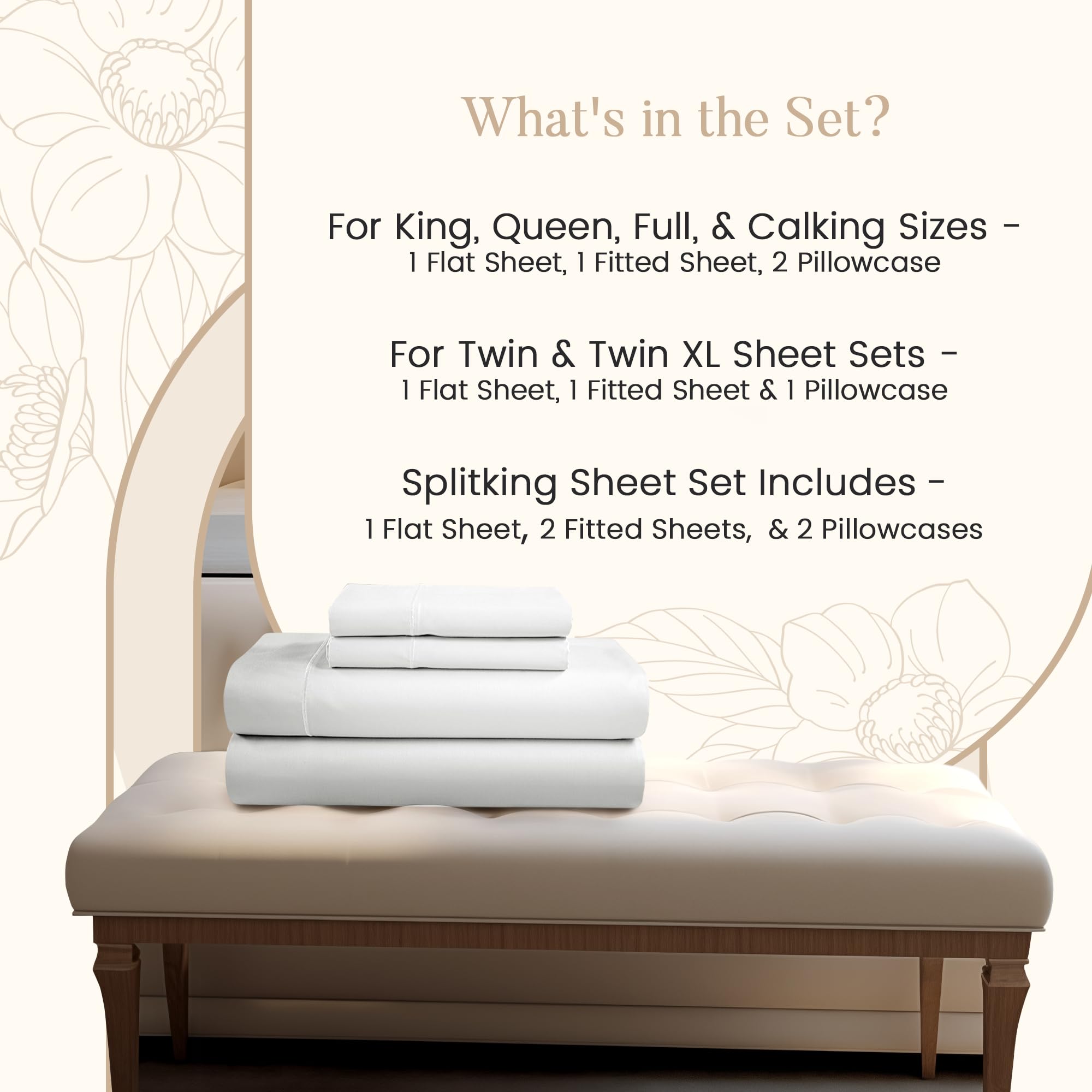 Luxury 800 Thread Count Egyptian Cotton Queen Sheet Set - Sateen Weave, Deep Pocket, White | Premium Bedding for Comfort & Style | Perfect for Master Bedrooms, Guest Rooms & Luxury Hotels