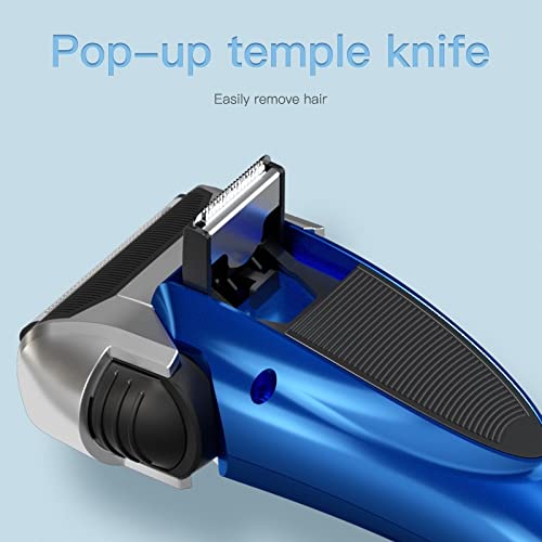 Best Electric Razor for Men - USB Rechargeable Wet & Dry Shaver with Washable Beard Trimmer - Long Lasting Cordless Shaving Machine for Travel, Gym & Daily Grooming