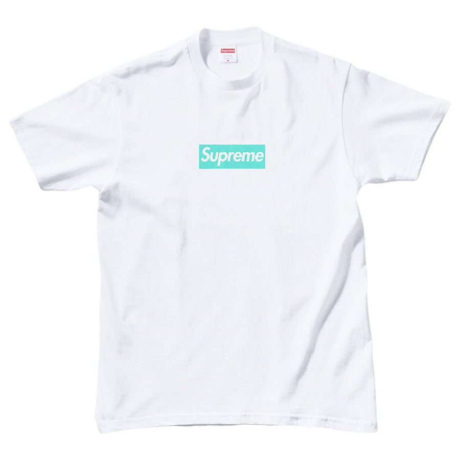Supreme x Tiffany & Co. Box Logo T-Shirt 21FW - Limited Edition Streetwear for Men & Women - Perfect for Casual Wear, Street Style, and Collectors