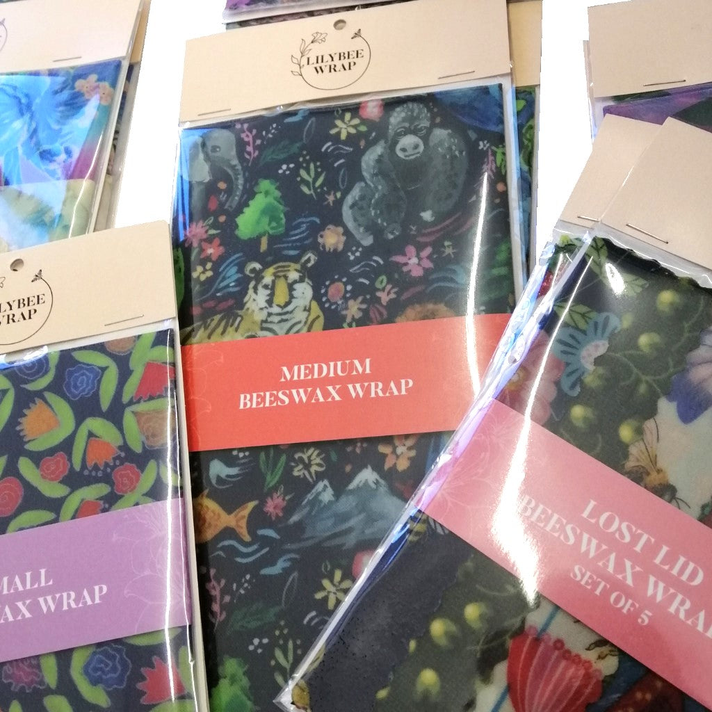 Eco-Friendly Large Beeswax Food Wrap - Reusable & Sustainable Alternative to Plastic Wrap - Perfect for Picnics, Lunch Boxes & Food Storage