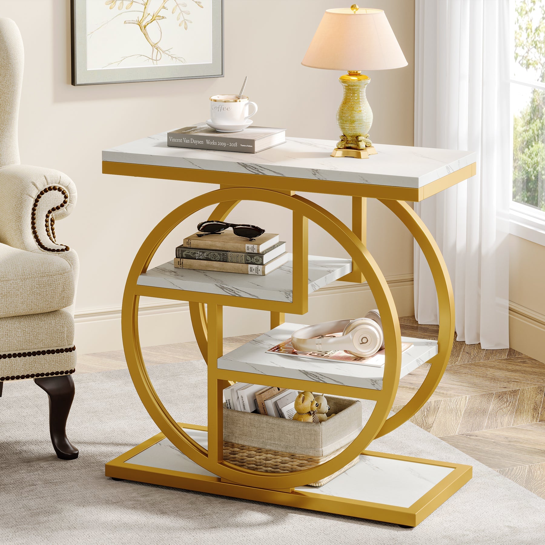 White & Gold