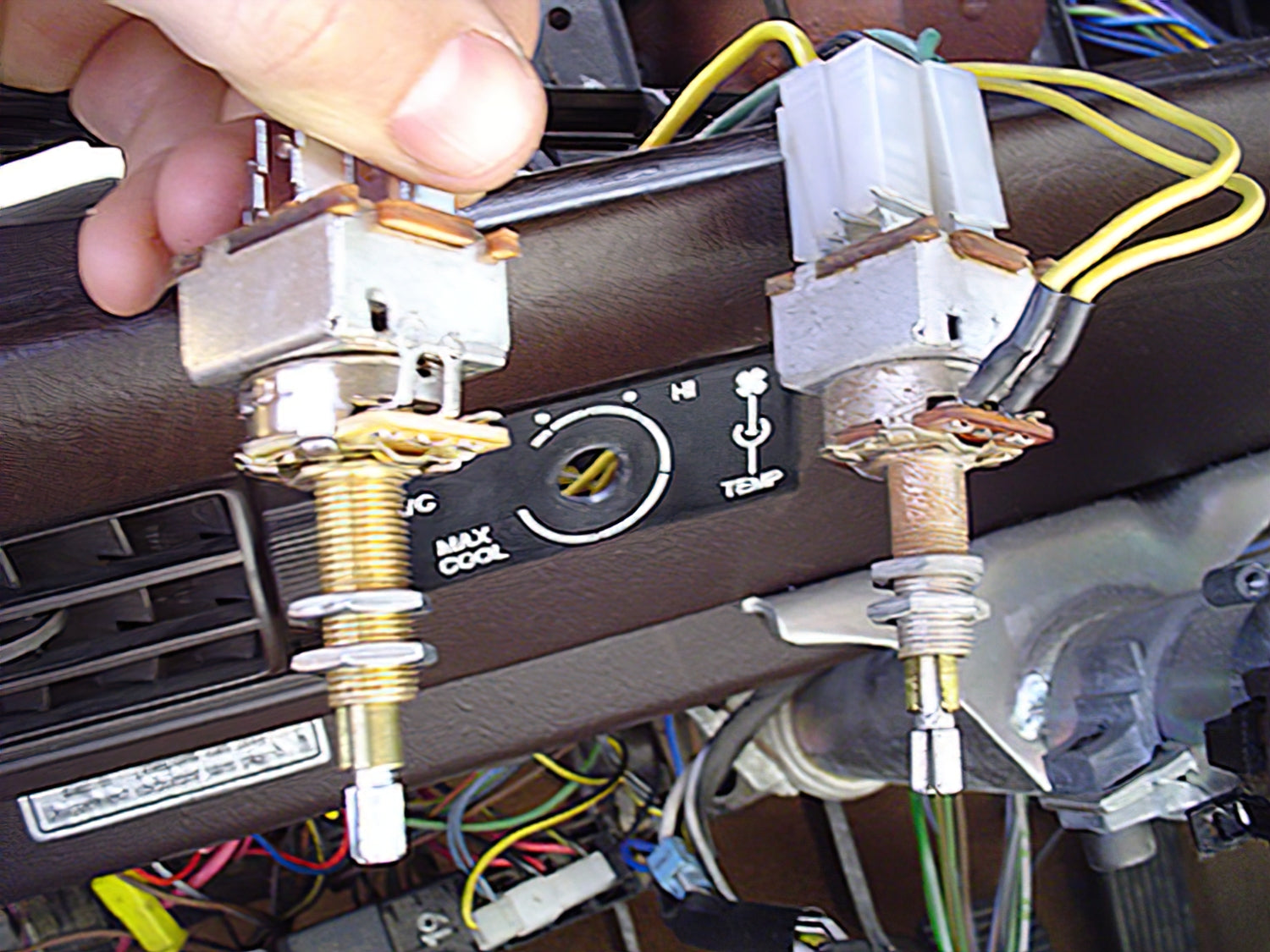 Early Vanagon Air Conditioning Switch - Replacement AC Control for VW Vanagon - Perfect for Cooling System Repairs & Upgrades