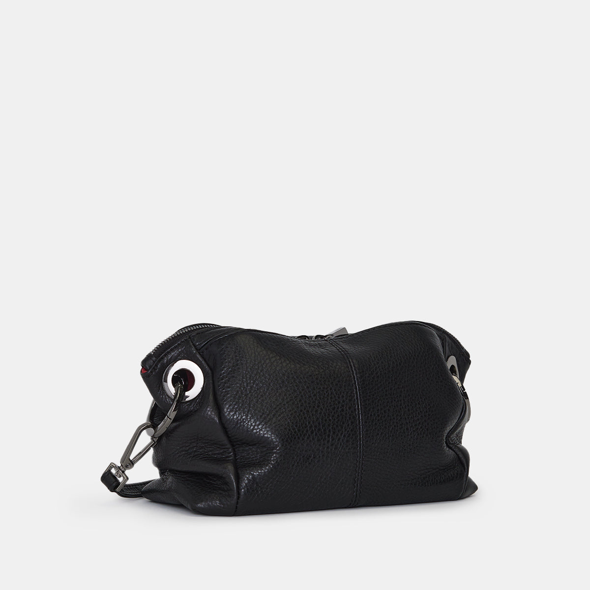 Daniel Crossbody Clutch Purse for Women - Small Handbag with Adjustable Strap in Black & Gunmetal | Perfect for Parties, Date Nights & Travel Accessories
