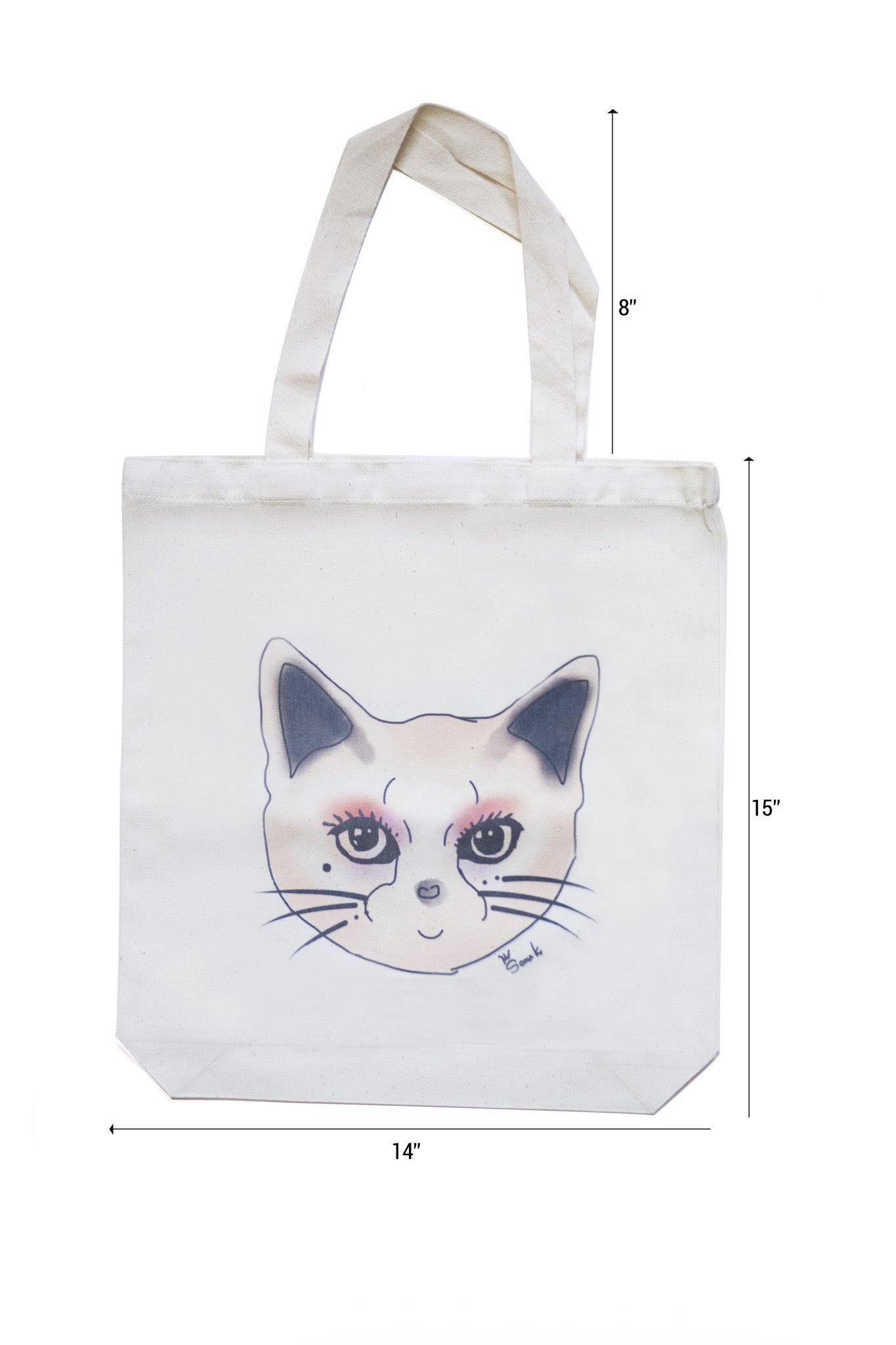 Eco-Friendly Cat Shopping Bag - Reusable & Washable Grocery Tote for Pet Lovers - Perfect for Grocery Shopping, Farmers Market & Daily Errands