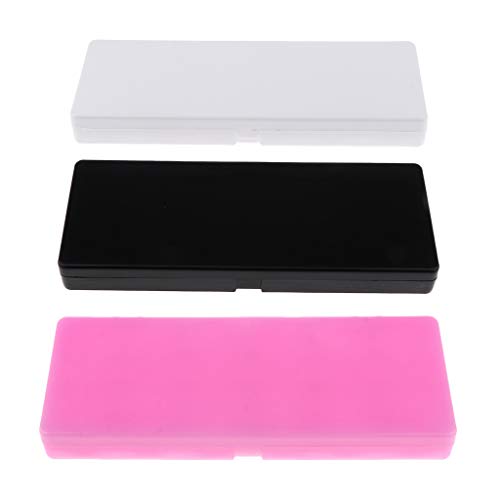 Professional Siah Nail Art Mixing Palette - Perfect for Watercolors, Gouache, Acrylic & Oil Paints - Black Artist Palette for Nail Design, Makeup Blending & DIY Crafts - Ideal for Salon, Home & Studio Use