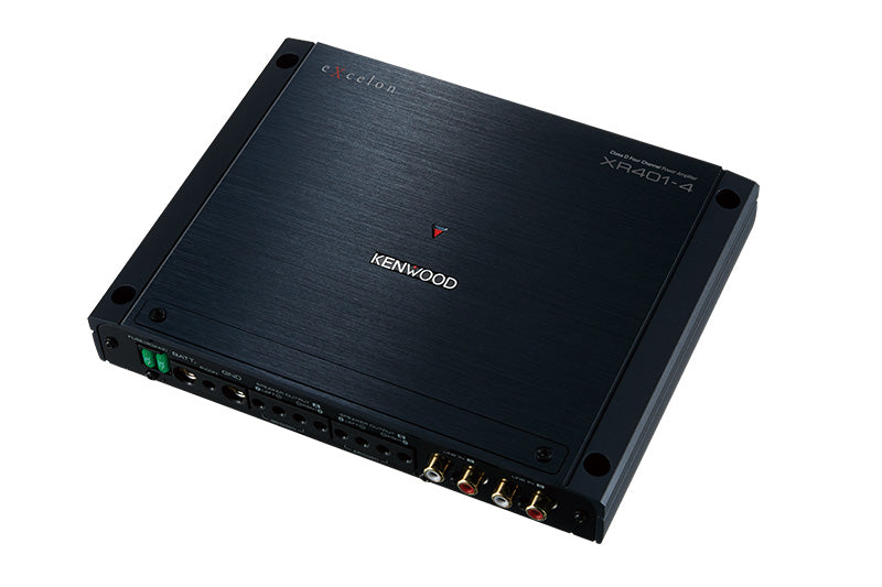 Kenwood XR401 4 eXcelon Reference 4 Channel Digital Power Amplifier - High Performance Car Audio System for Enhanced Sound Quality | Perfect for Car Enthusiasts & Professional Installations
