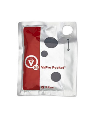 Hollister Vapro Pocket No Touch Intermittent Catheter 16FR 16 (40CM) Straight Tip - 30 per Box | Discreet & Portable Catheter for Active Lifestyle, Travel & Daily Use