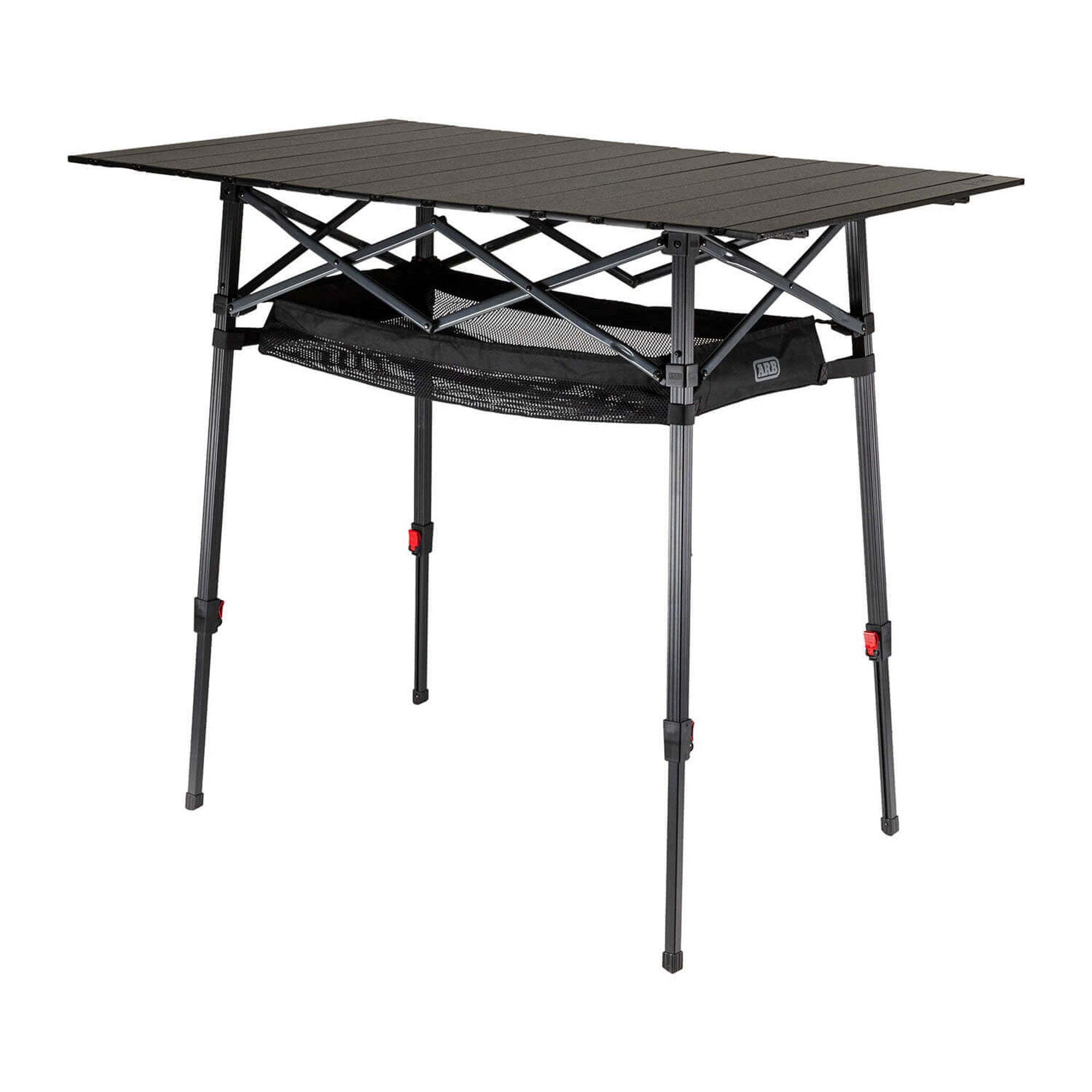 ARB Pinnacle Aluminum Camping Table - Lightweight & Durable Portable Outdoor Table for Camping, Picnics, and Tailgating - Black