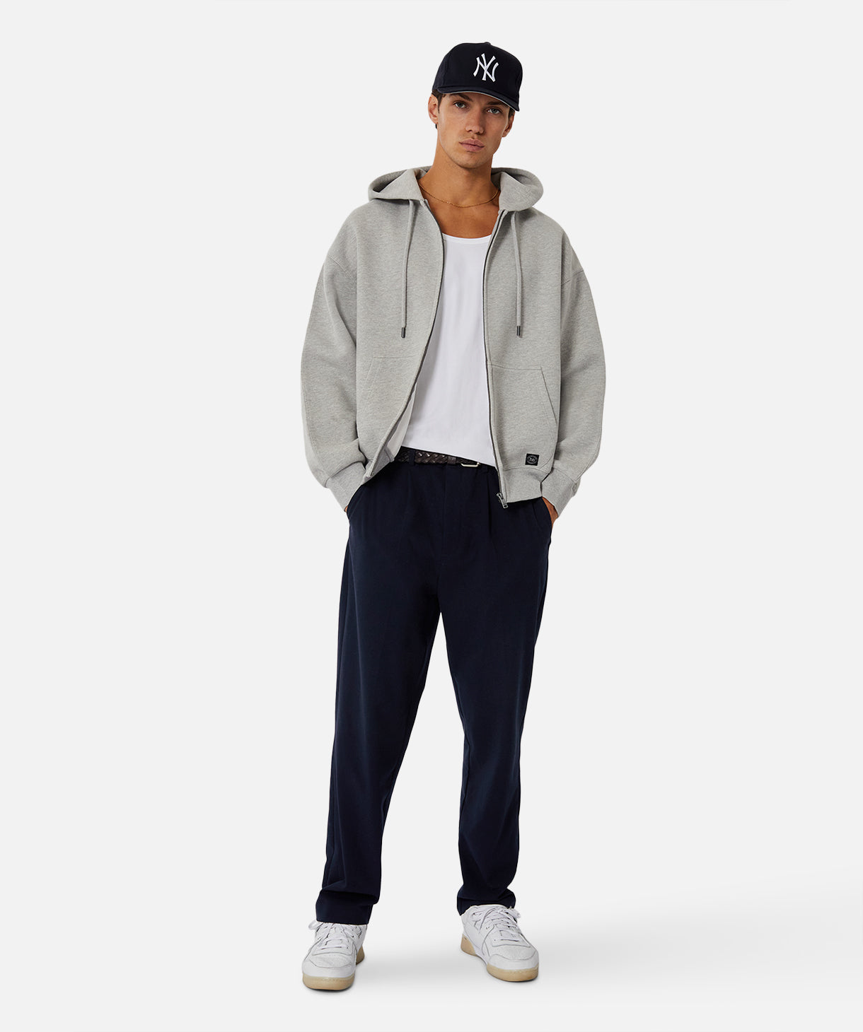 Easton Hoodie - Soft & Comfortable Grey Marle Pullover for Men & Women | Perfect for Casual Wear, Gym, and Outdoor Activities