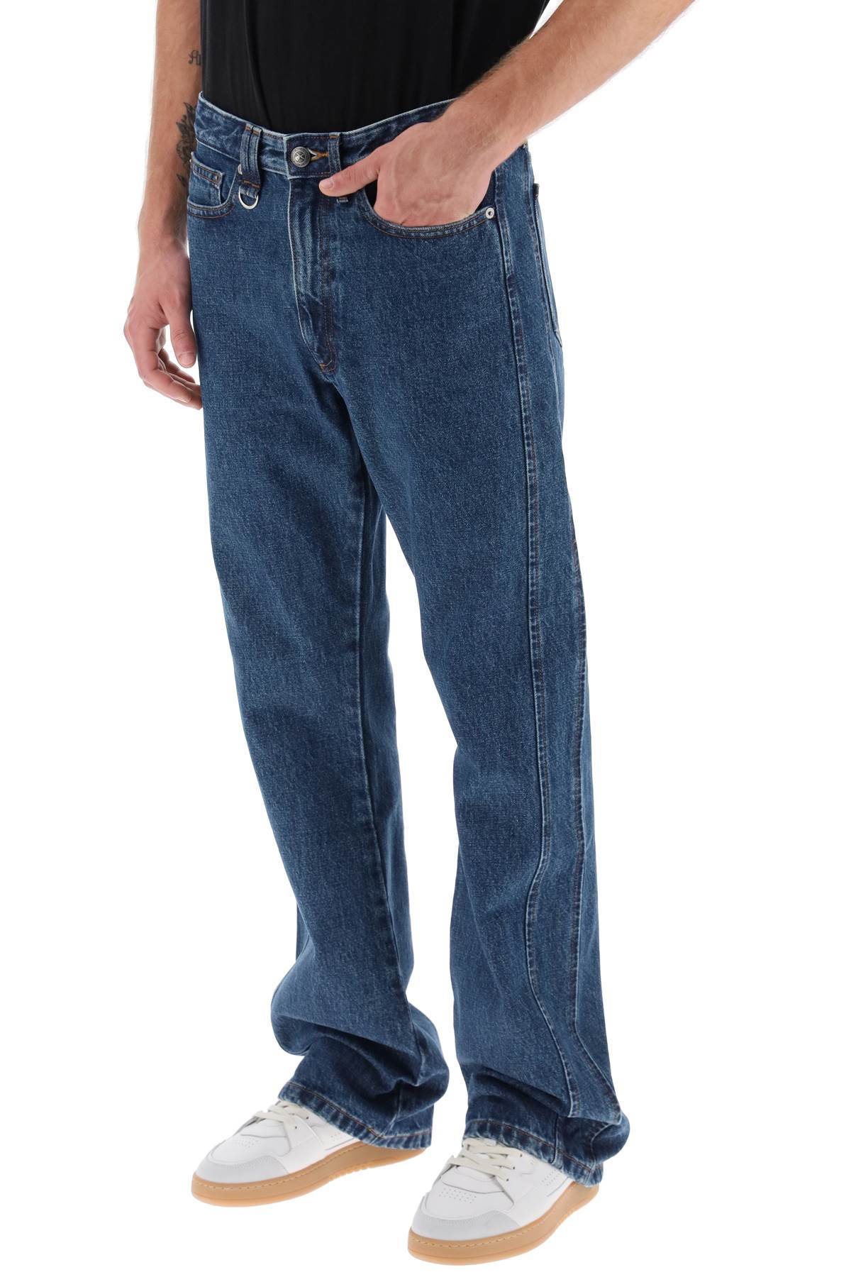 APC Ayrton Regular Fit Jeans for Men - Classic Straight Leg Denim Pants for Casual Wear & Everyday Style