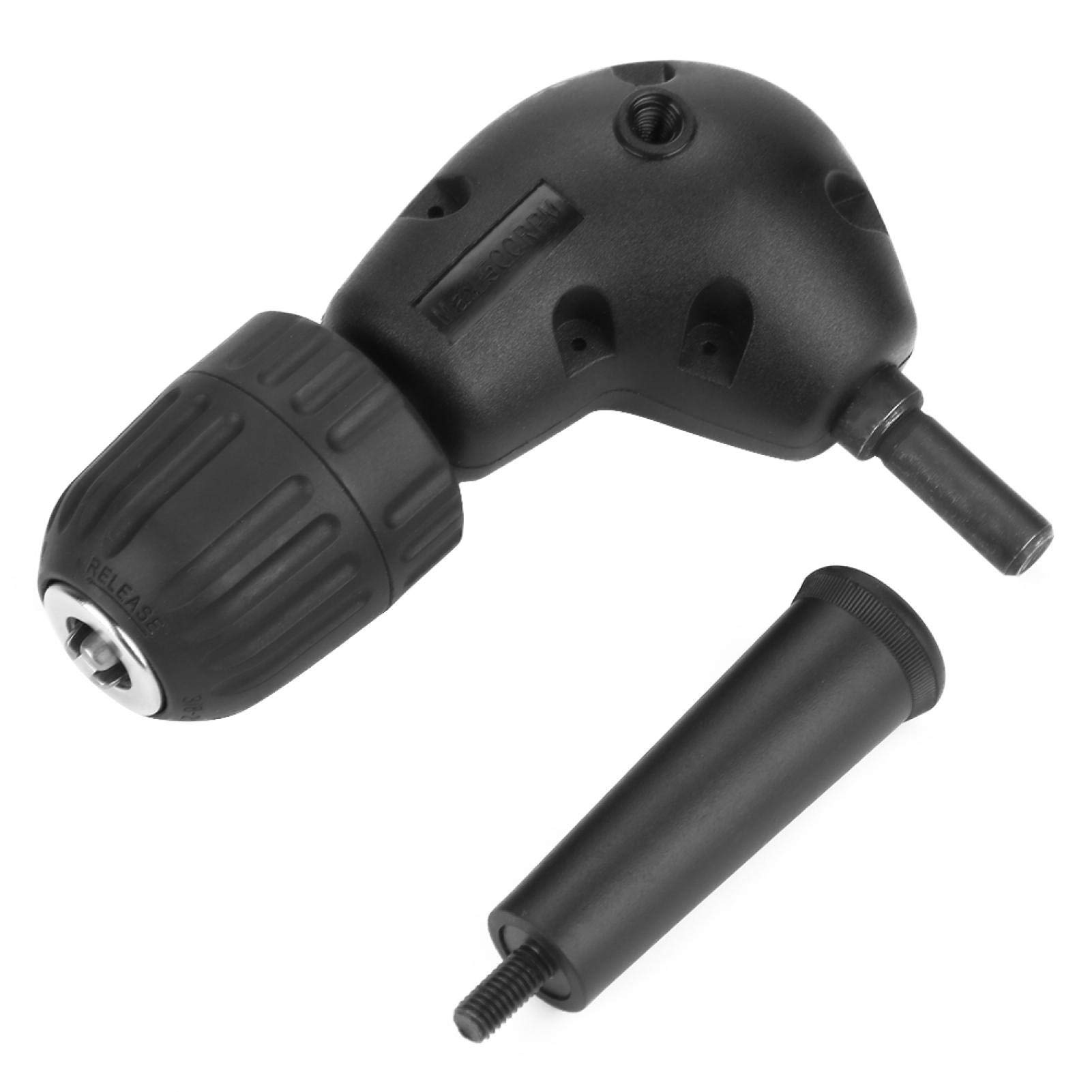 90 Degree Right Angle Drill Attachment - Compact & Portable Drill Adapter for Tight Spaces - Perfect for Electric Drills in Cabinets, Corners & DIY Projects