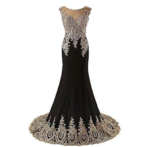 Black With Lace Hem