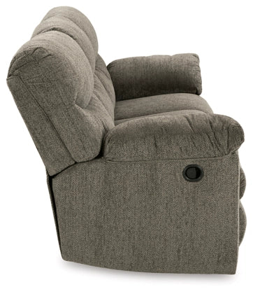 Alphons Reclining Sofa Set - 3-Piece Sectional with Loveseat and Chair in Putty Beige Fabric - Perfect for Living Room, Home Theater & Family Gatherings