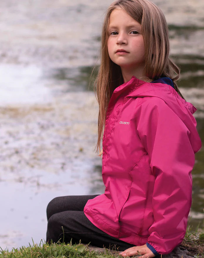 Kids Gusti Quinn Jacket - Waterproof Windbreaker for Boys & Girls - Lightweight Outdoor Jacket for Hiking, School & Play