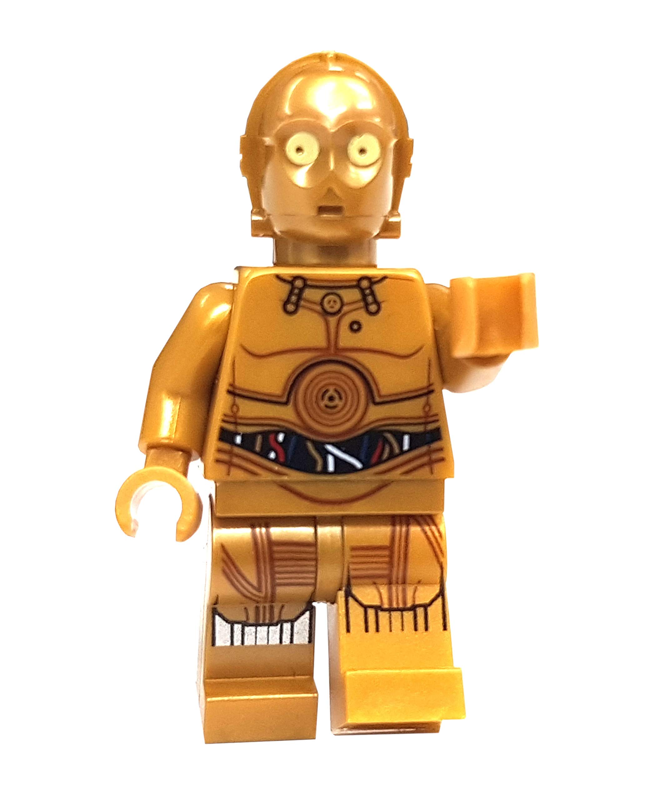 Original Lego Star Wars C-3PO Minifigure from Set 75136 (sw700) - Perfect for Collectors, Displays & Star Wars Themed Play