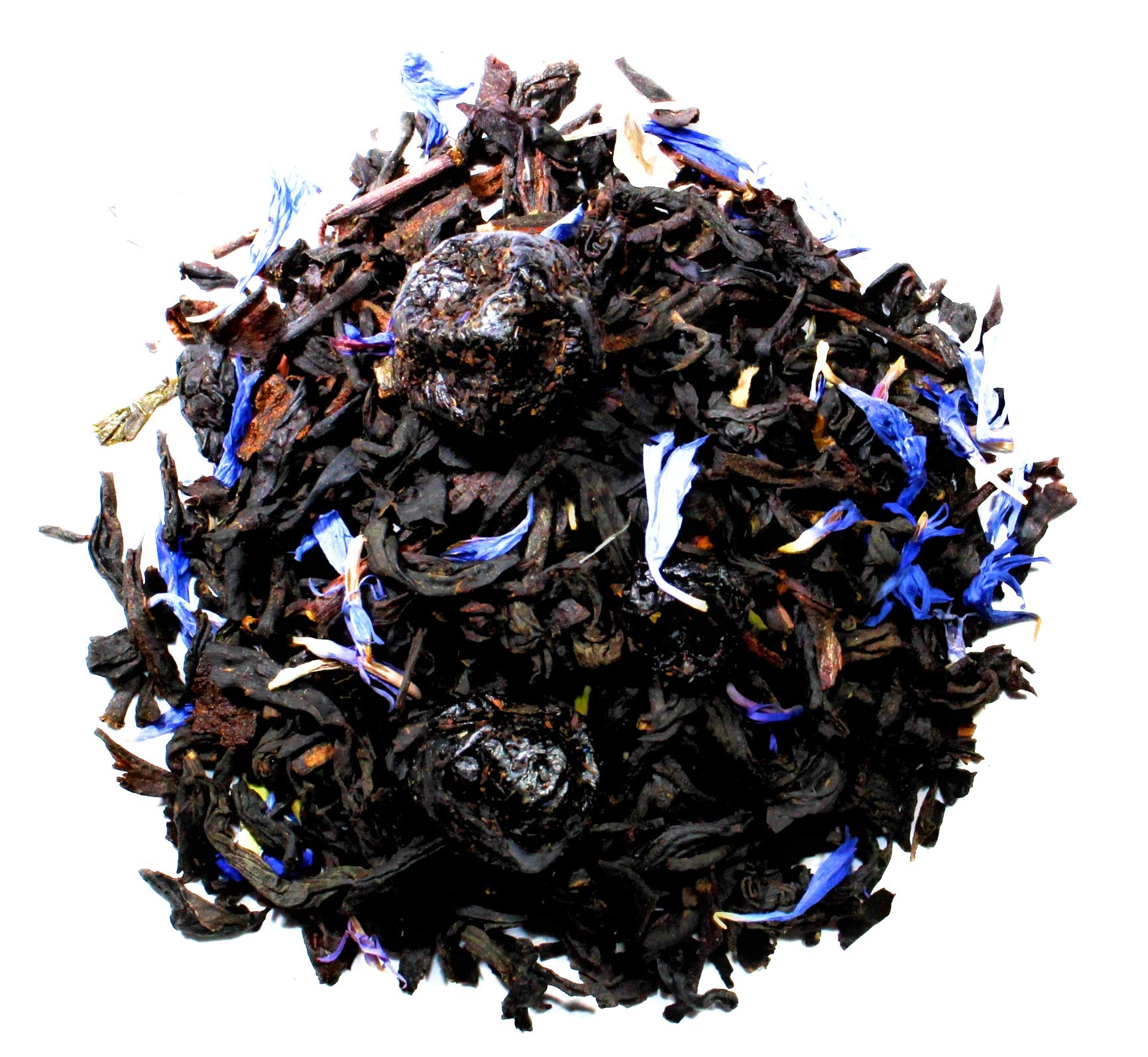 Nelson's Blueberry Earl Grey Black Loose Leaf Tea - Premium Black Tea with Blueberries & Cornflower Petals - 1 lb Bulk Pack - Perfect for Afternoon Tea & Relaxation