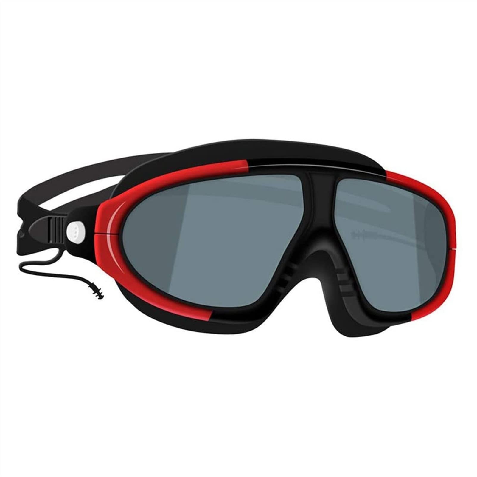Zinhsq Unisex Adult Wide Frame Swimming Goggles - Anti Fog, UV Protection, Watertight Seal for Crystal Clear Vision - Perfect for Pool, Beach & Competitive Swimming