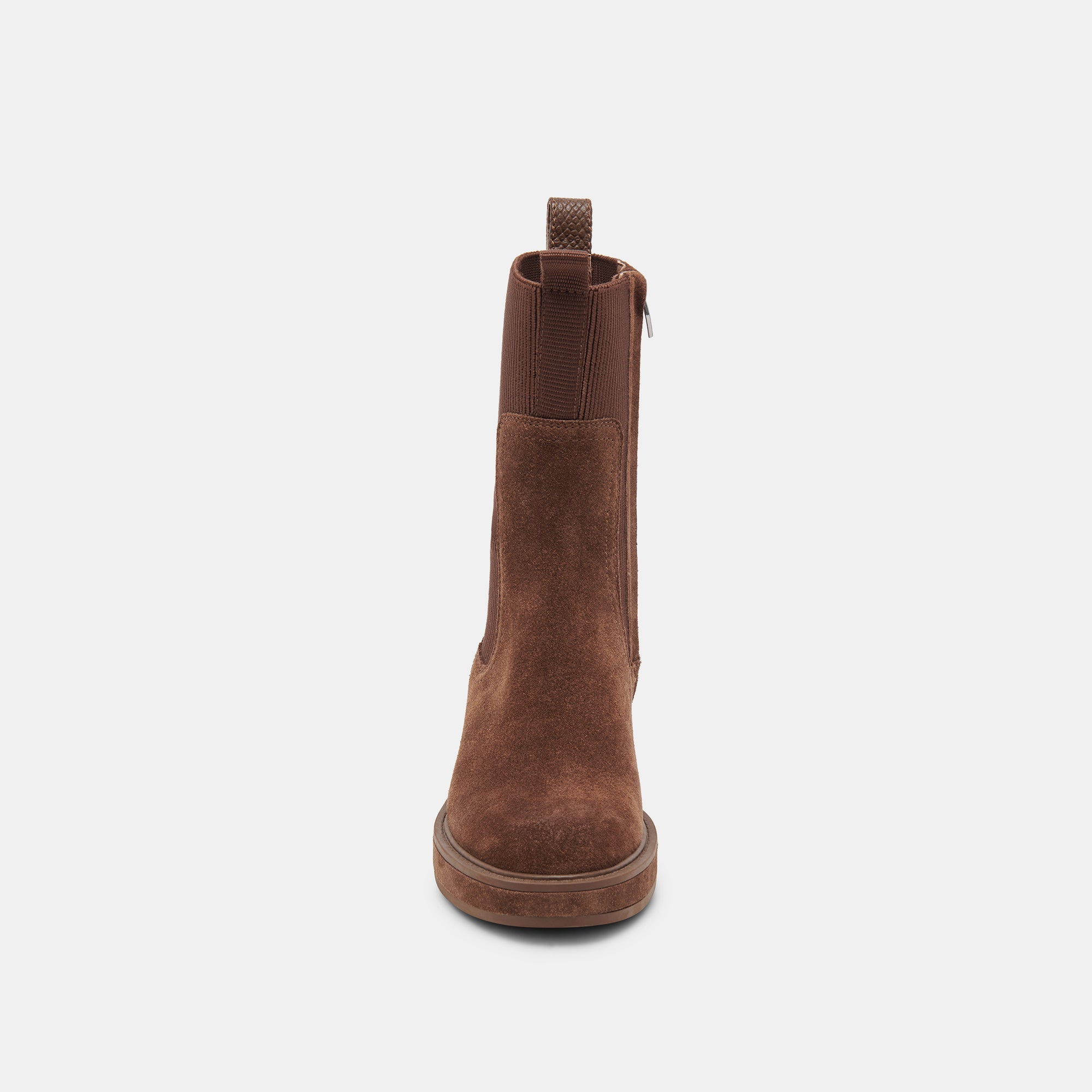 ELYSE H2O Wide Calf Boots in Cocoa Suede - Waterproof Winter Boots for Women, Comfortable & Stylish Rain Boots for Outdoor, Work or Casual Wear