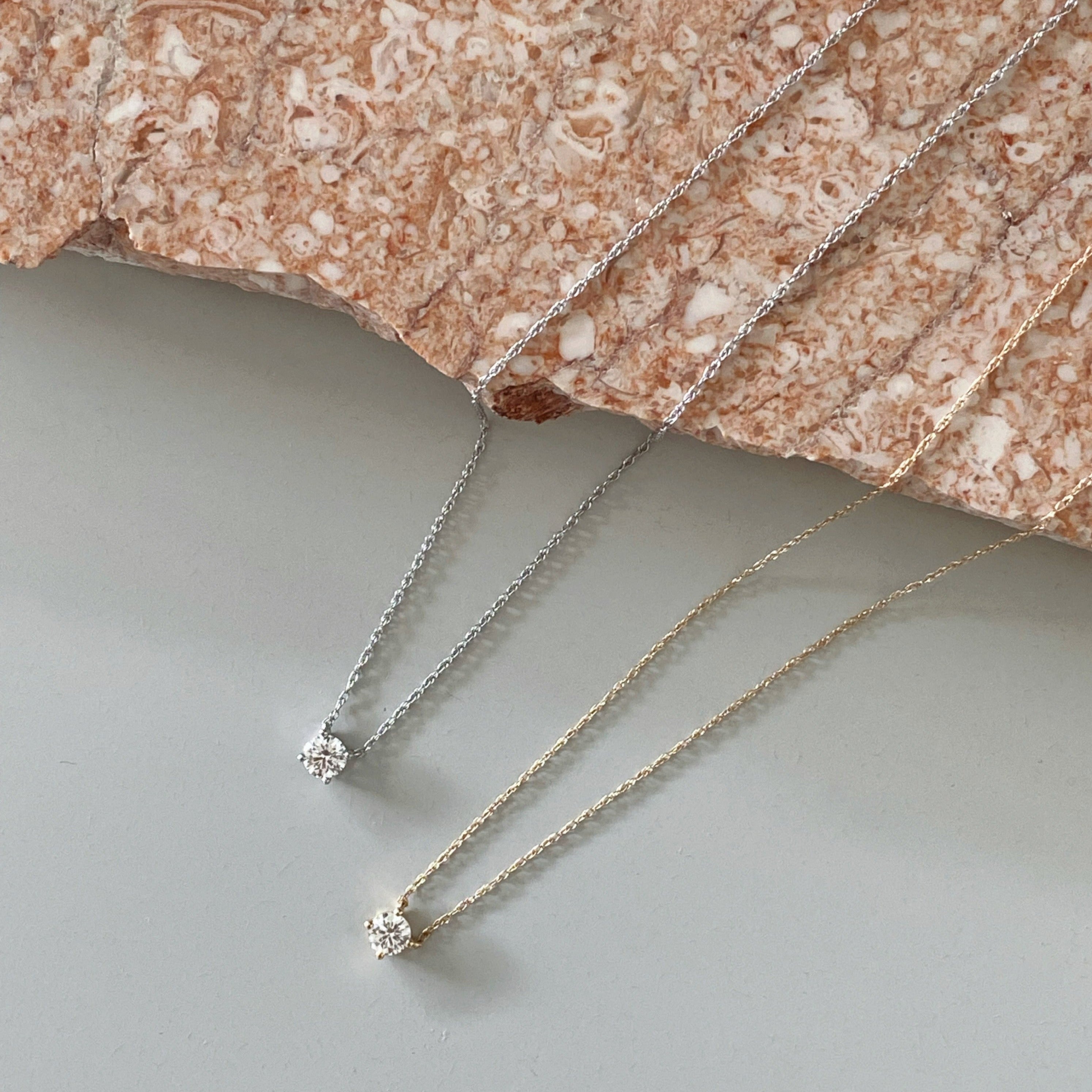 0.20ct Lab Grown Diamond Round Pendant Necklace in 10k Gold - Perfect for Weddings, Anniversaries & Everyday Elegance
