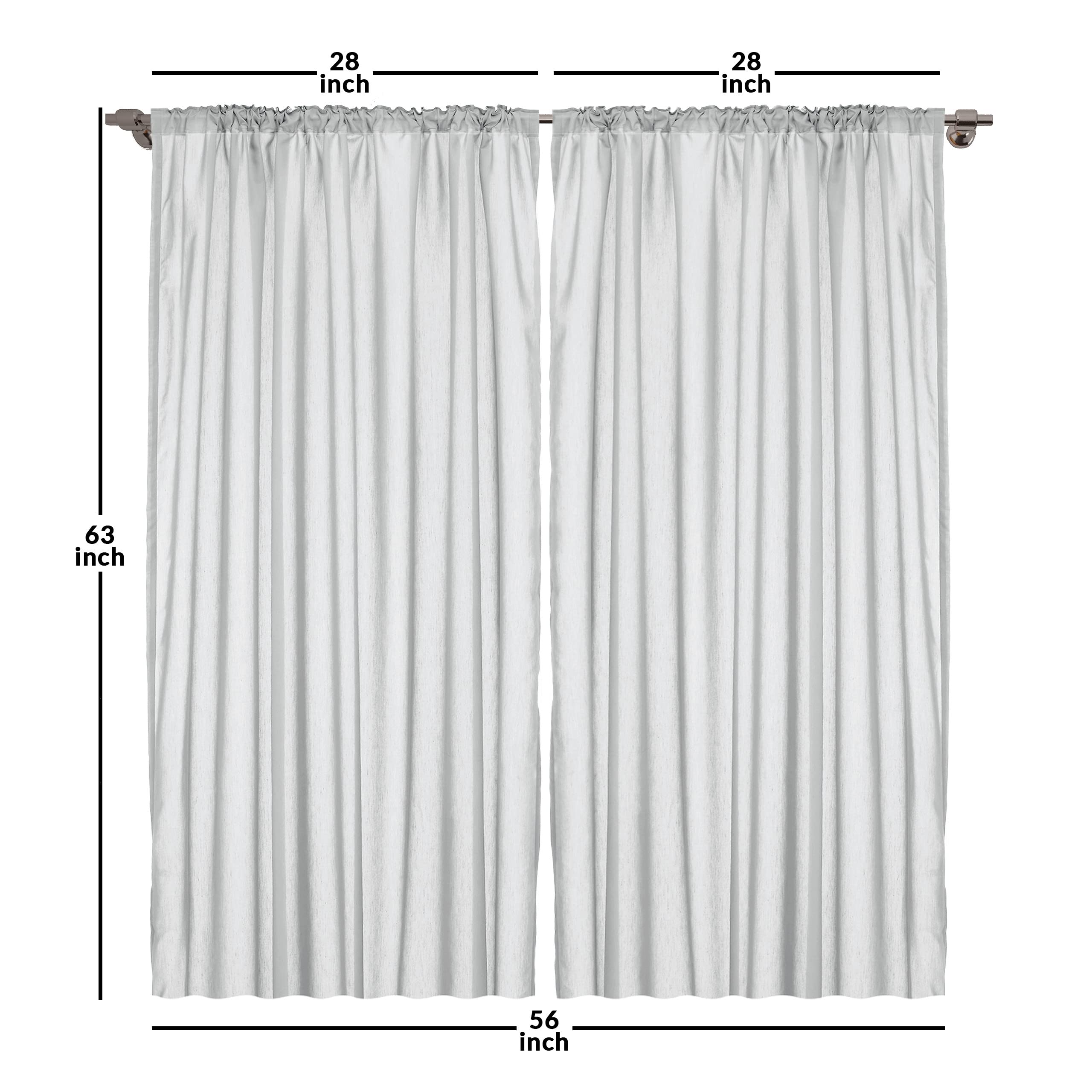 Ambesonne Sushi Curtains - Black Salmon Beige, 28x63 Inch for Kitchen & Dining